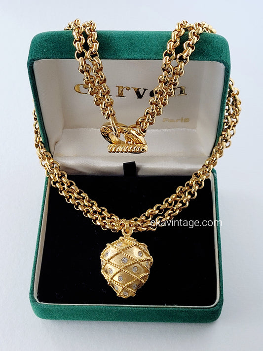 Carven Paris - Collier avec pendentif vintage