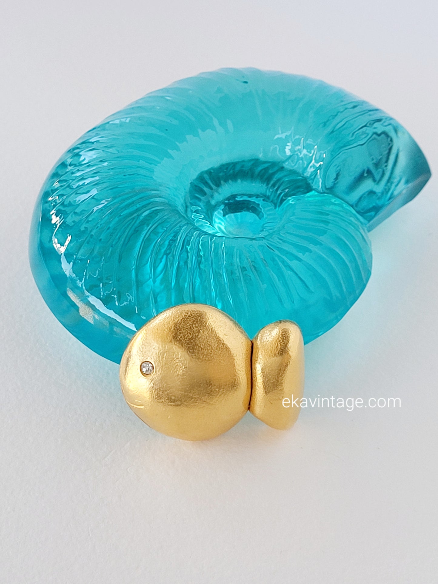 Il était une fois - Broche vintage Poisson