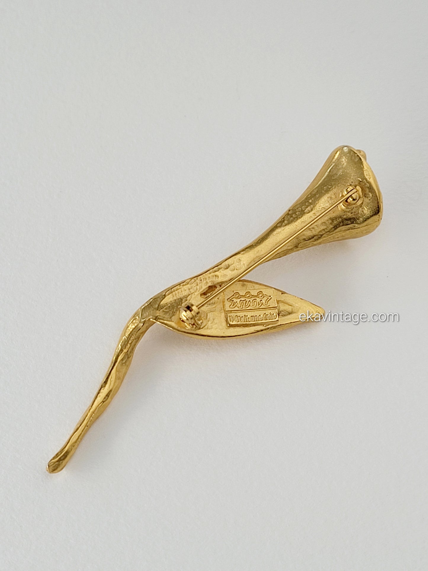 Il était une fois - Grande broche vintage Fleur