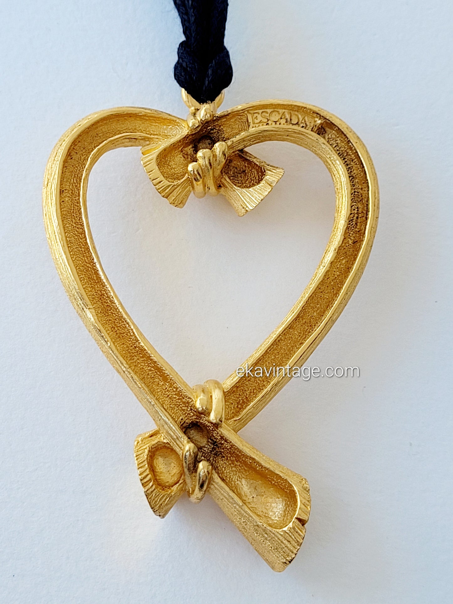 Escada Margaretha Ley - Collier vintage Cœur