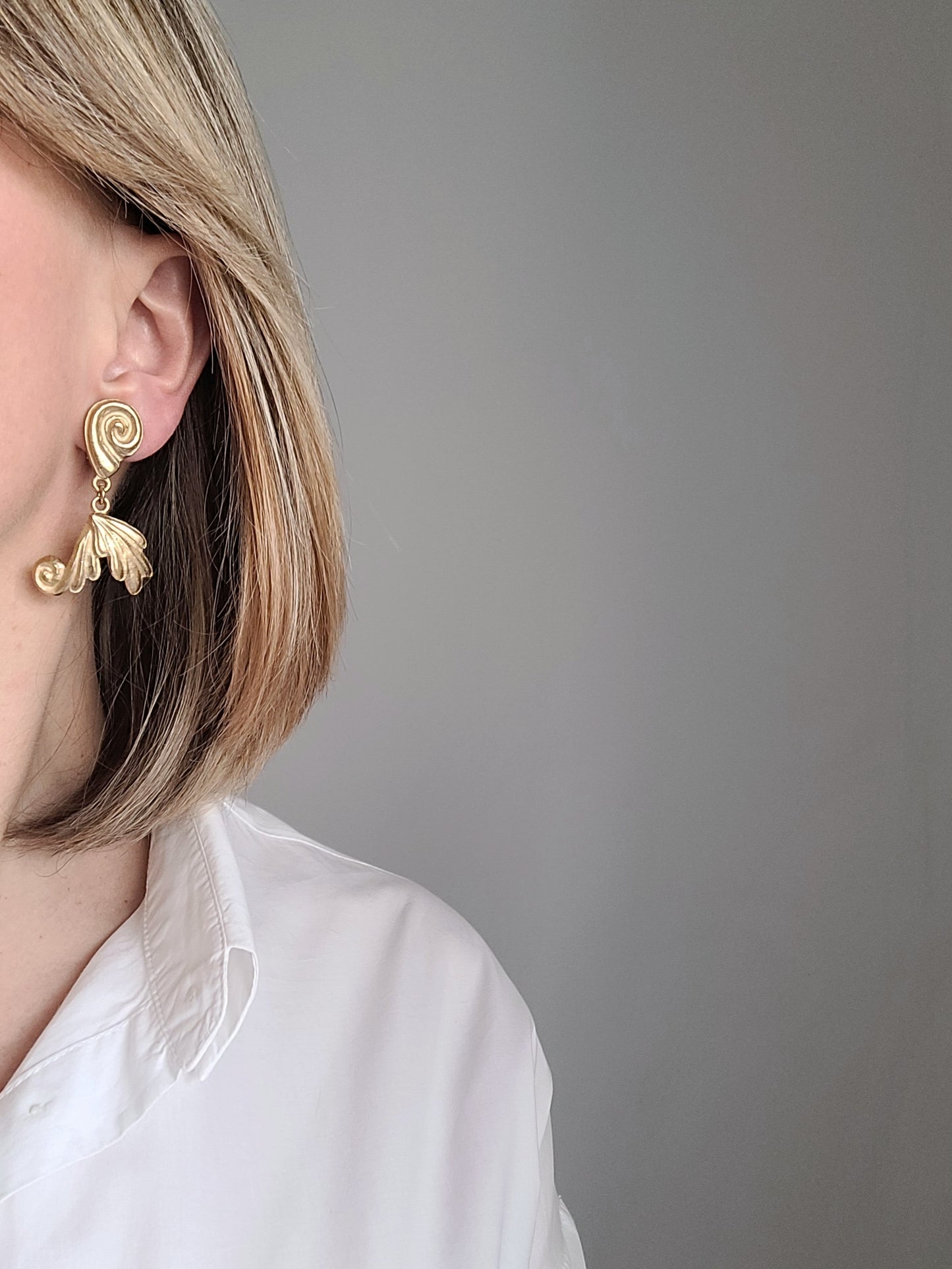 Boucles d'oreilles vintage Jacques Esterel