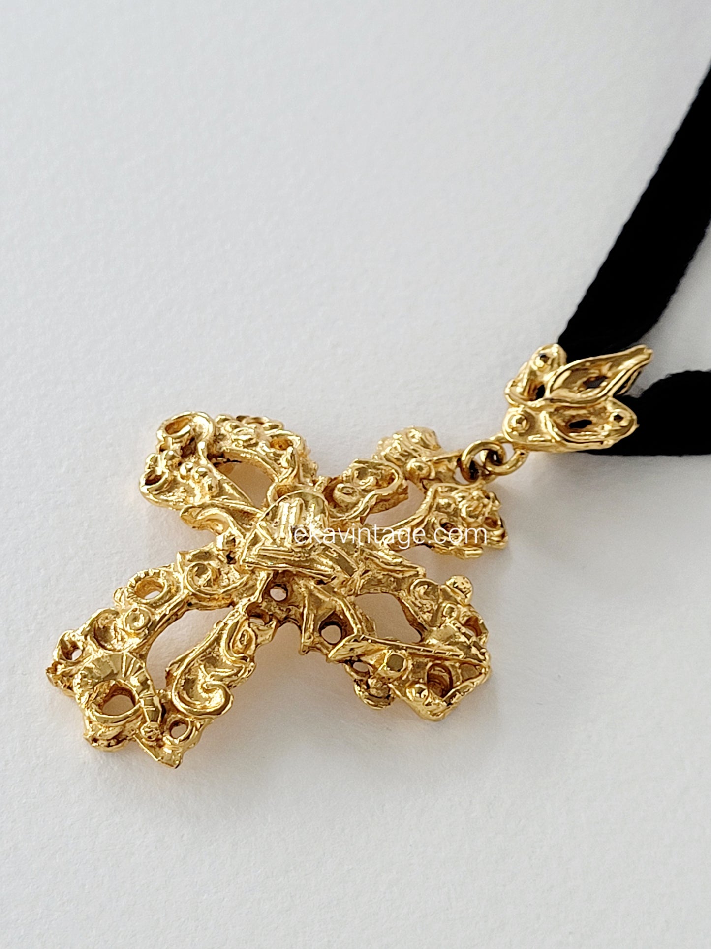 Christian Lacroix - Pendentif vintage Croix