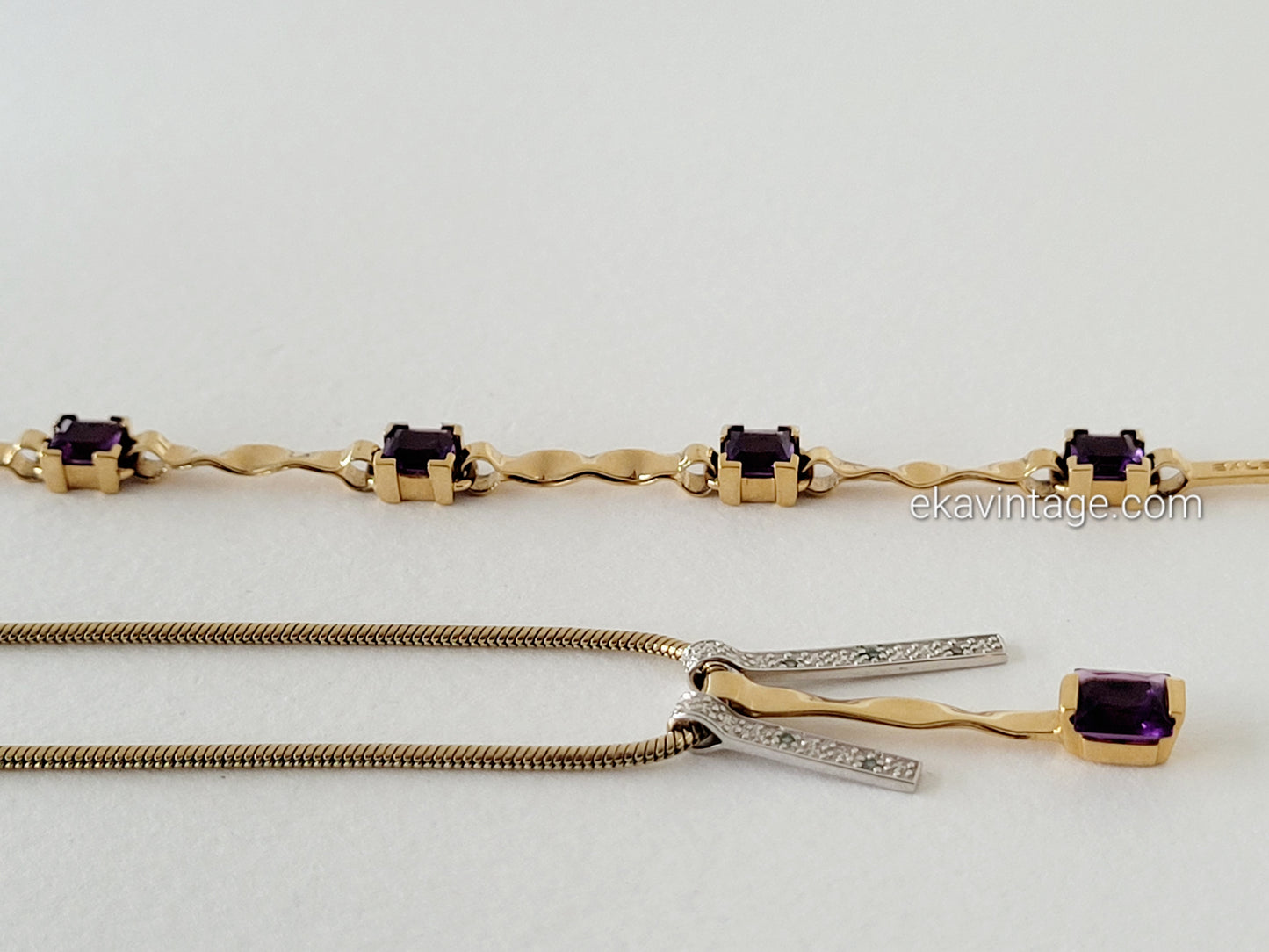 Balenciaga - Collier et bracelet doré