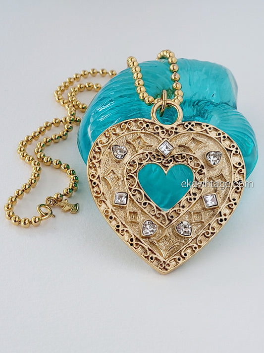 Agatha Paris - Collier vintage Cœur