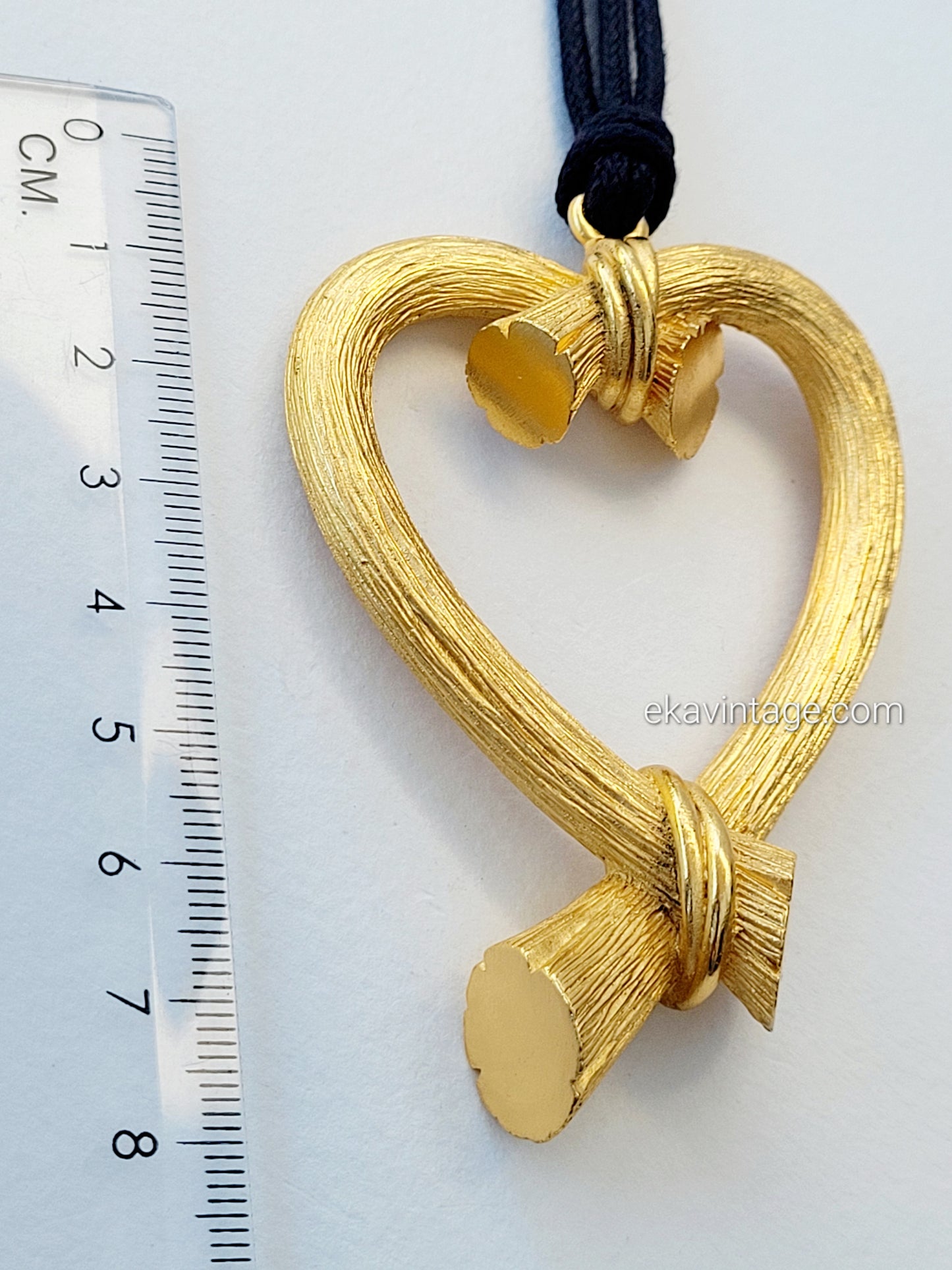 Escada Margaretha Ley - Collier vintage Cœur