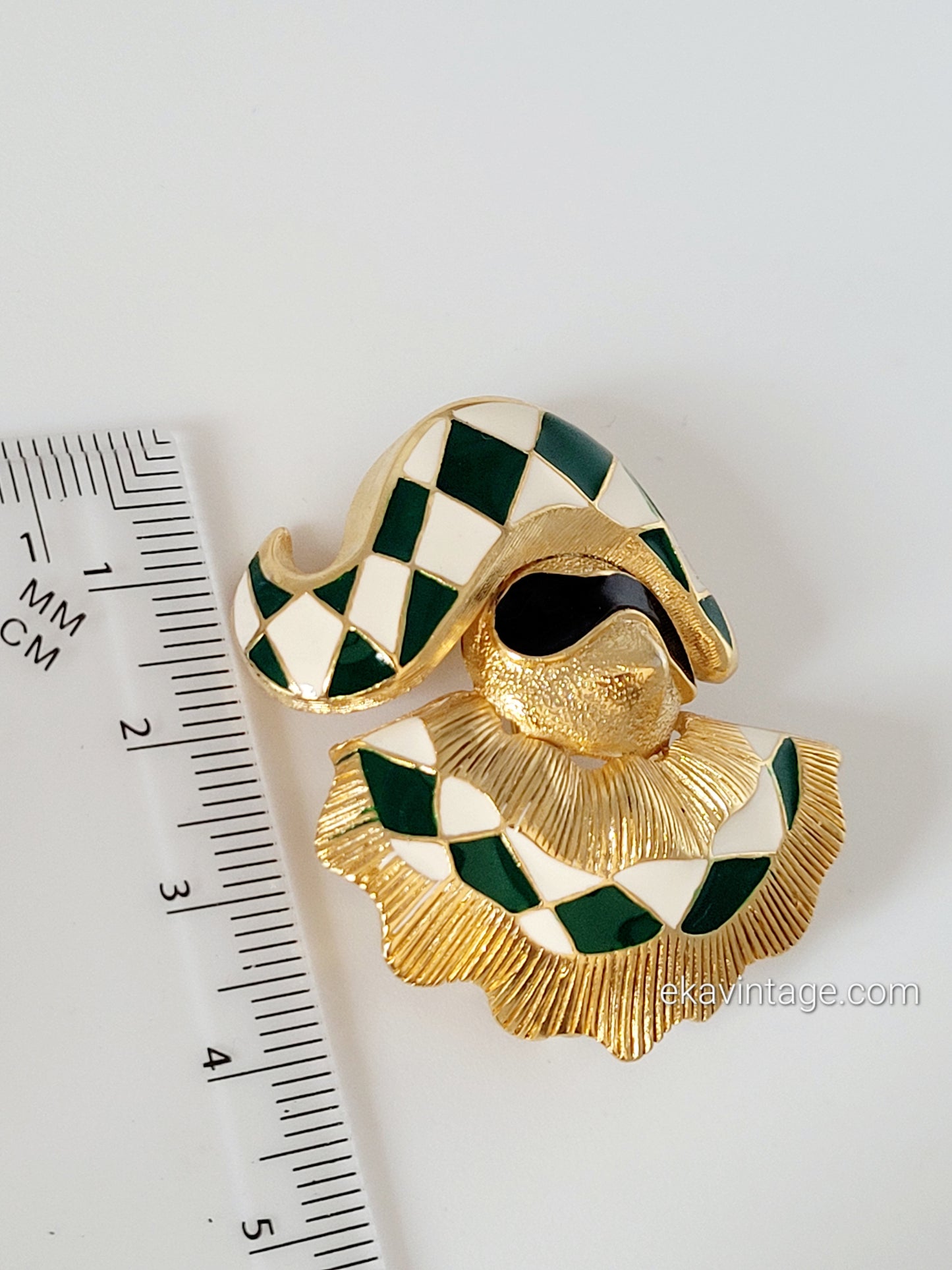 Orena Paris - Broche vintage Arlequin