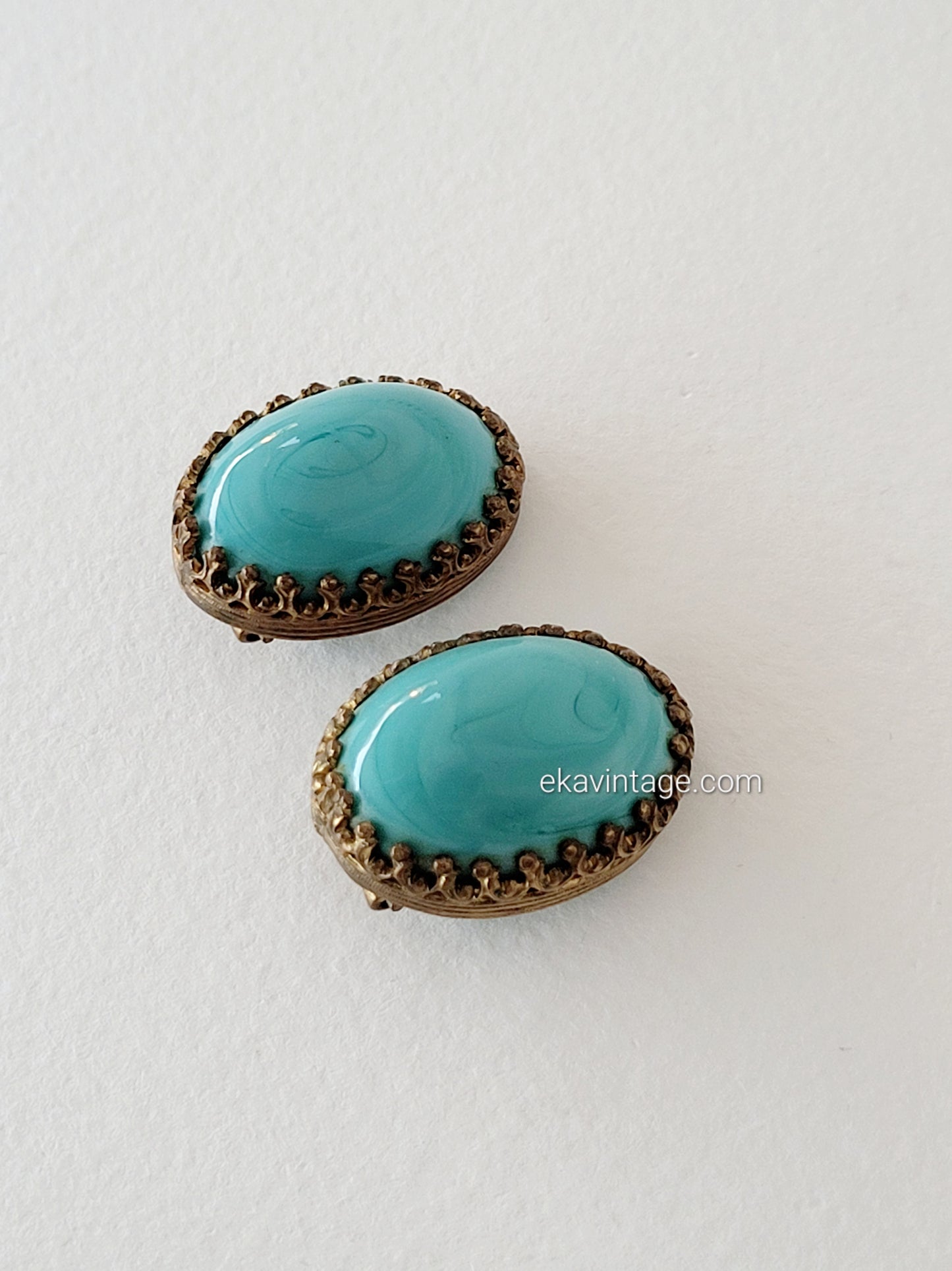 Boucles d'oreilles vintage des années 50