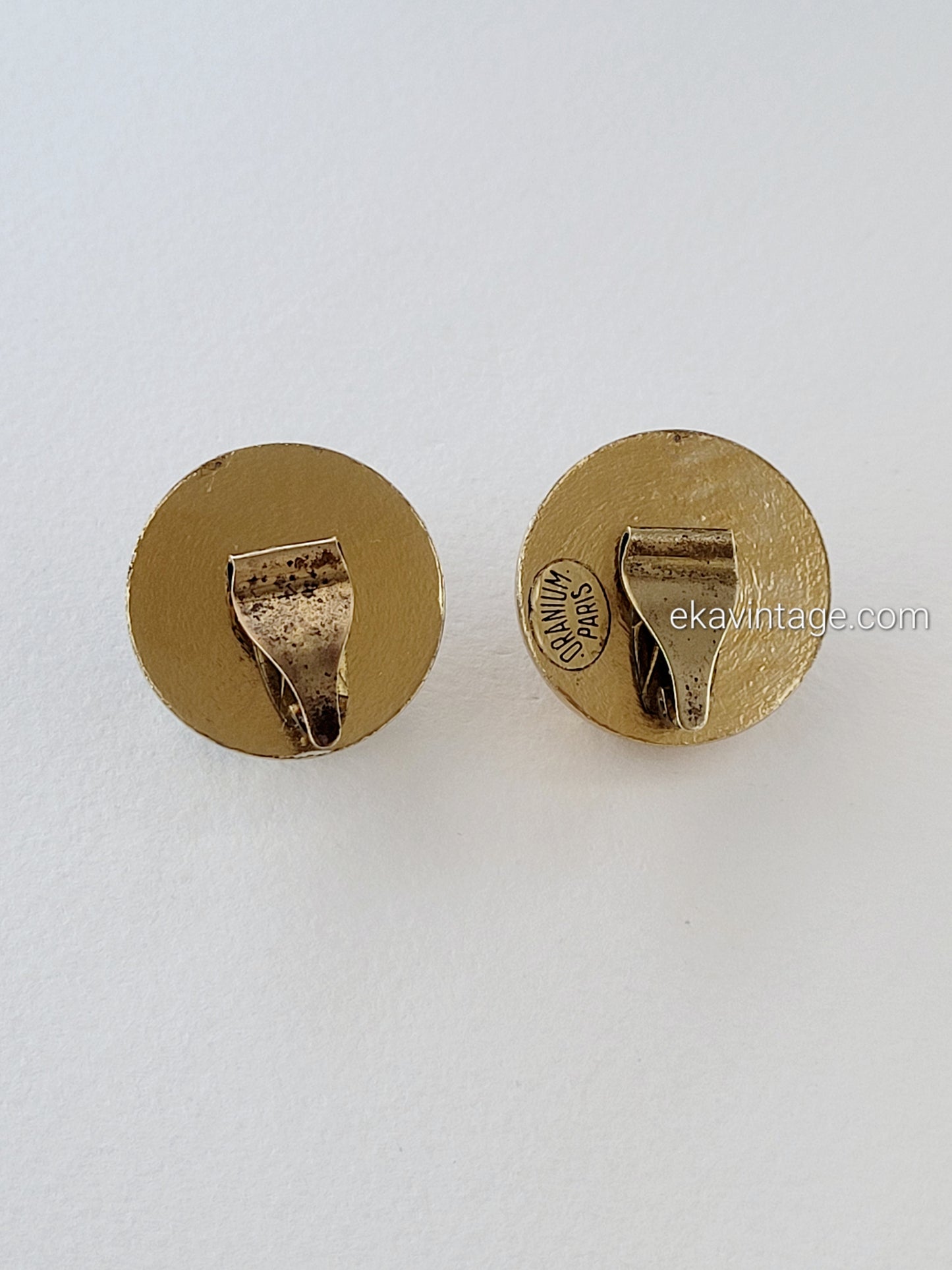 Oranium - Boucles d'oreilles vintage