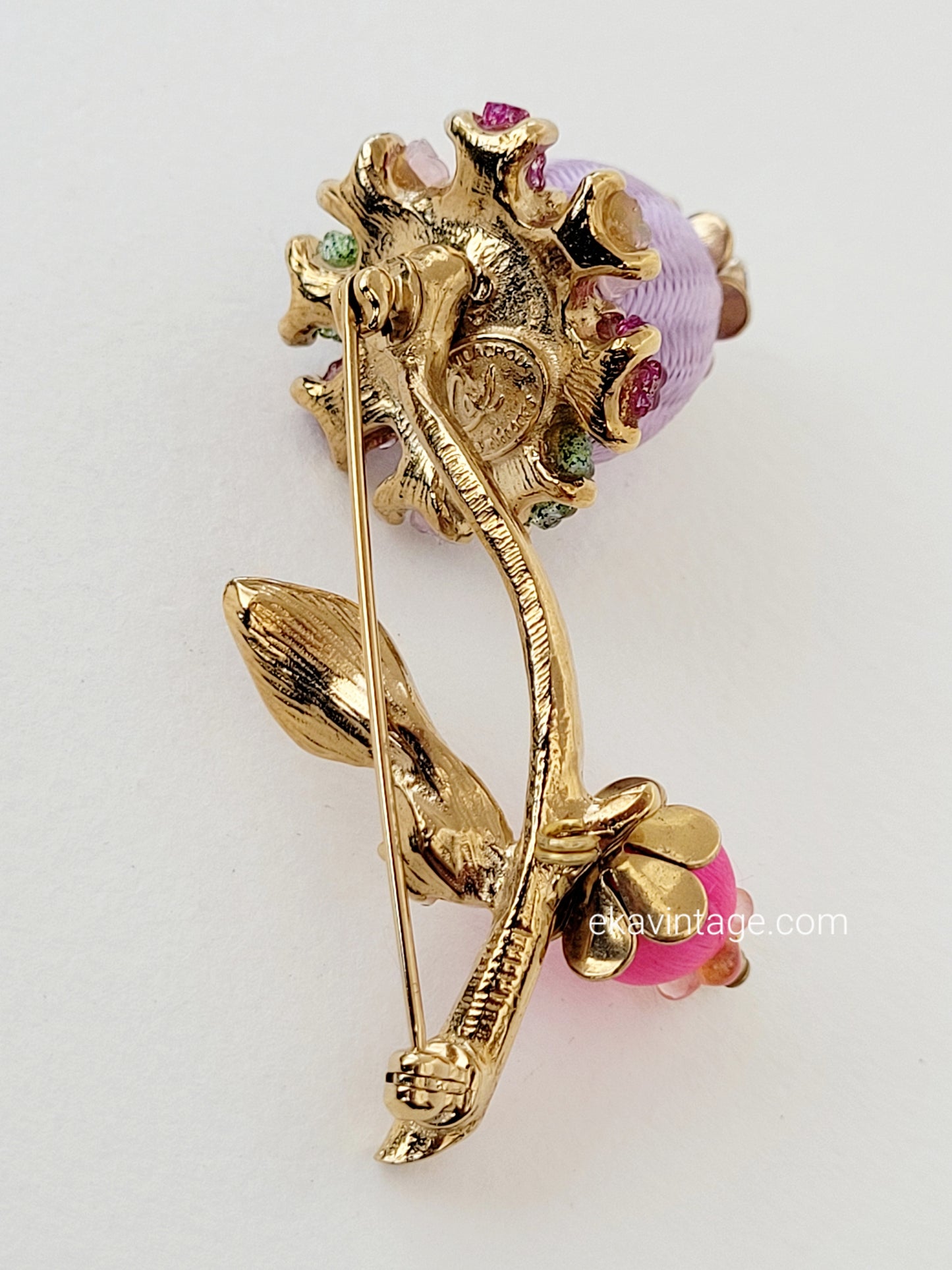Christian Lacroix-Broche vintage Fleur