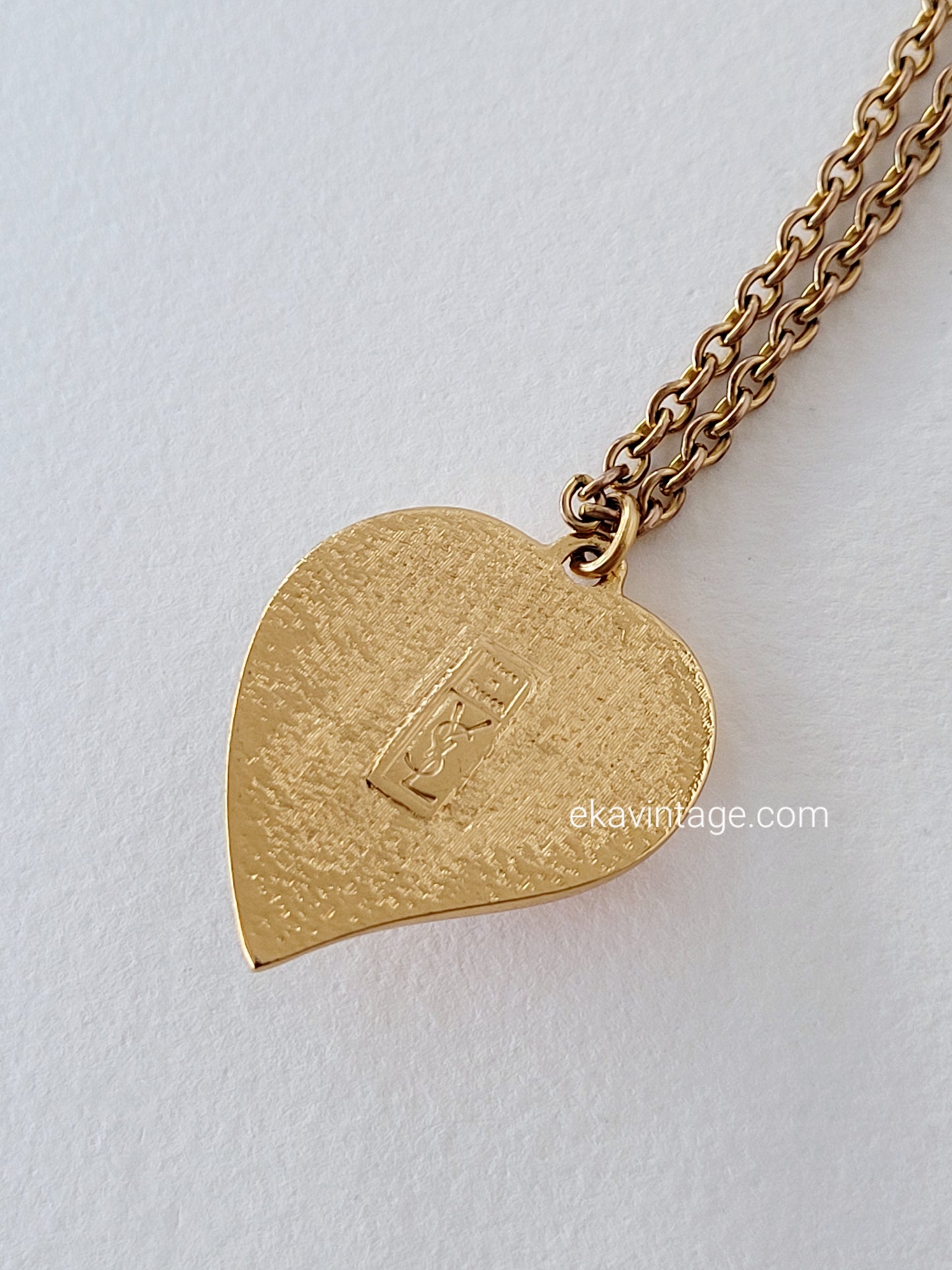 Yves Saint Laurent - Pendentif vintage Cœur