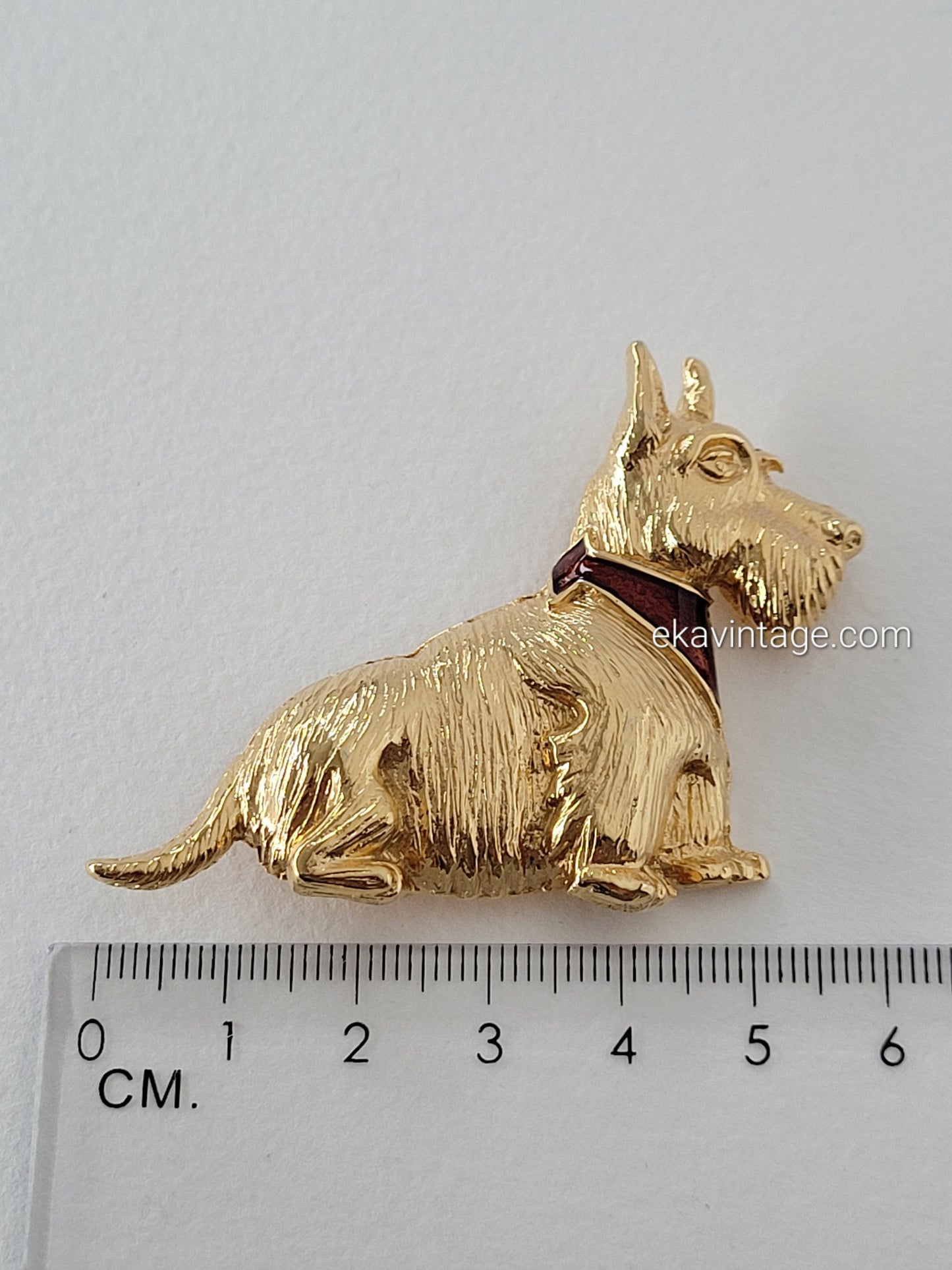 Broche vintage Chien