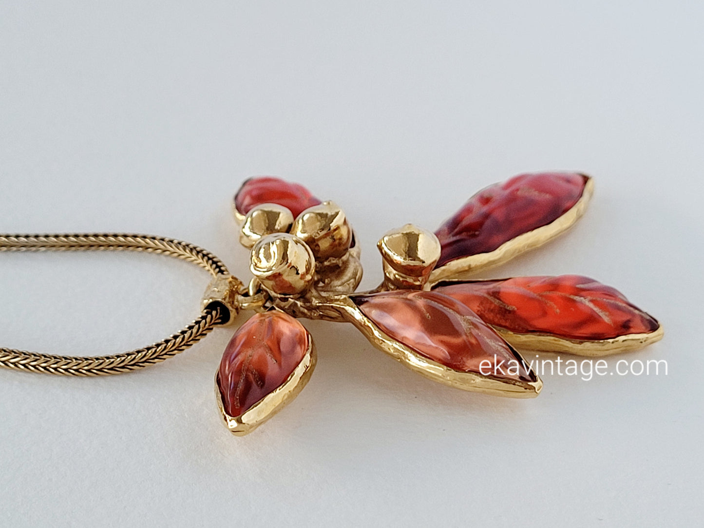 Collier avec pendentif fleur Kenzo