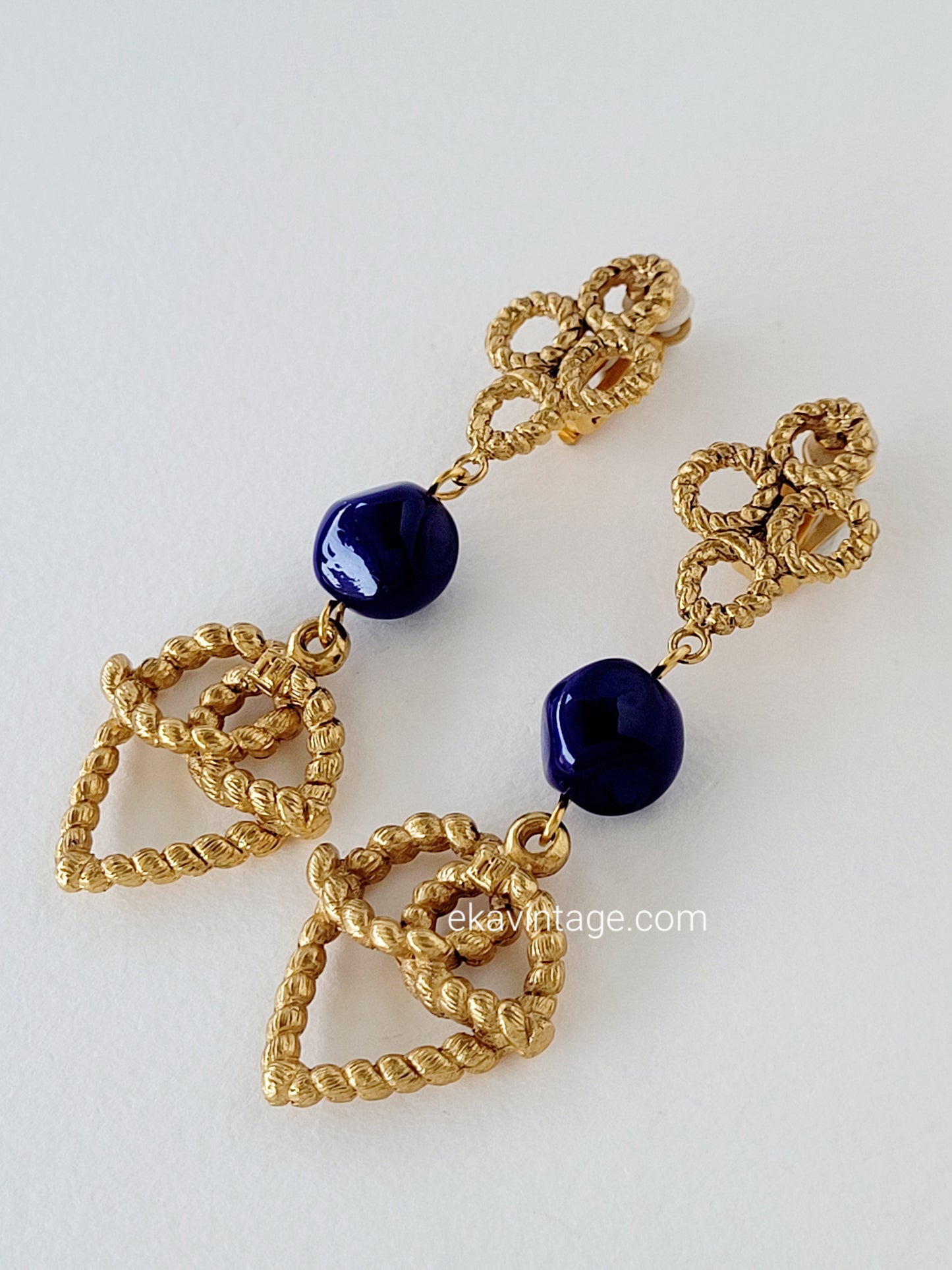 Ted Lapidus - Boucles d'oreilles pendantes