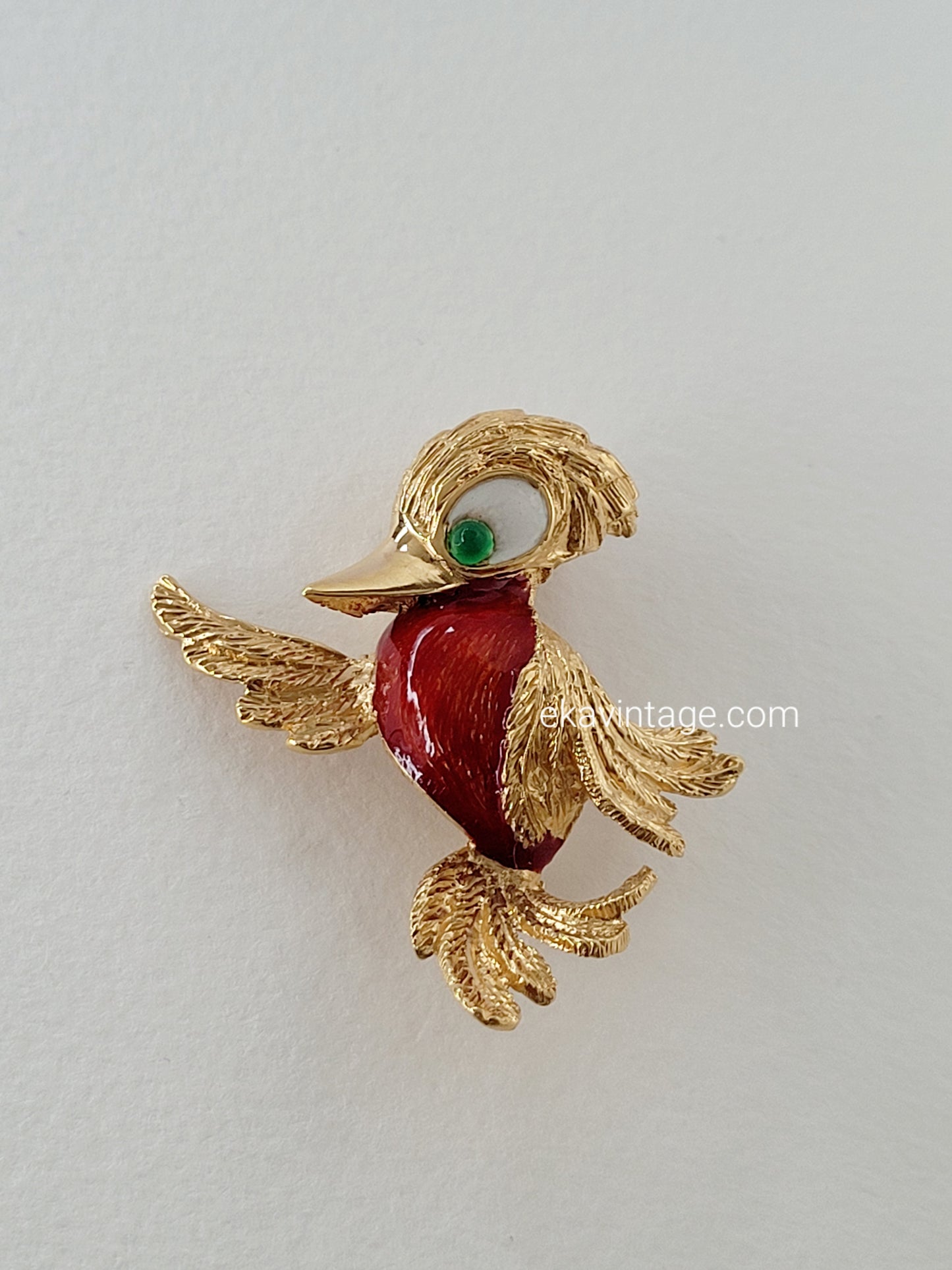 Carven - Broche vintage Oiseau