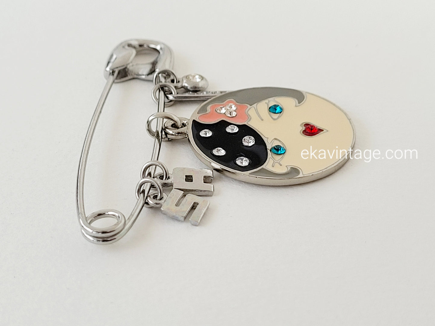 Sonia Rykiel - Broche vintage Épingle SR