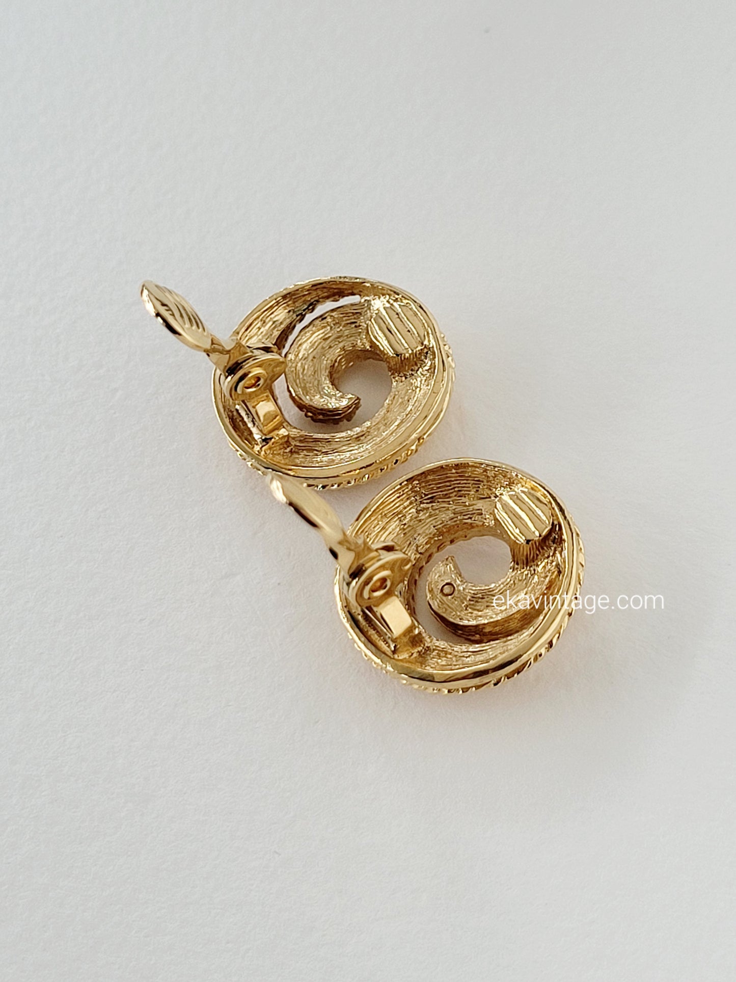 Monet - Boucles d'oreilles vintage