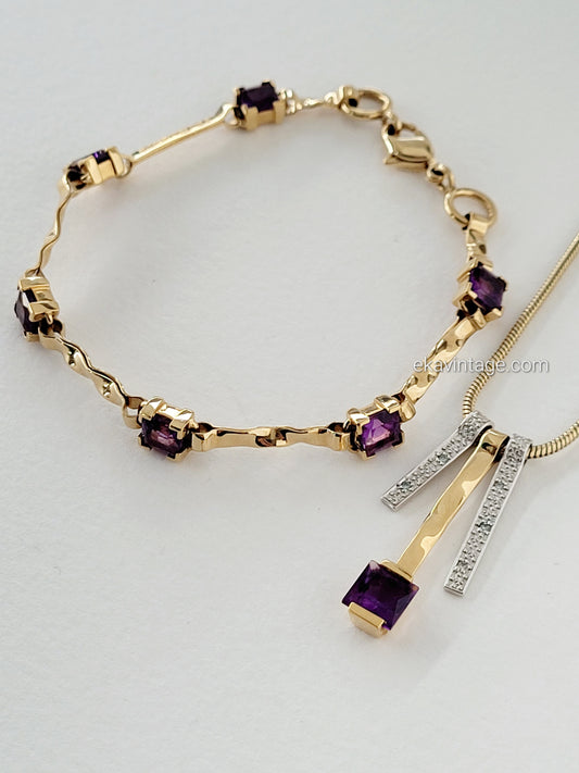 Balenciaga - Collier et bracelet doré