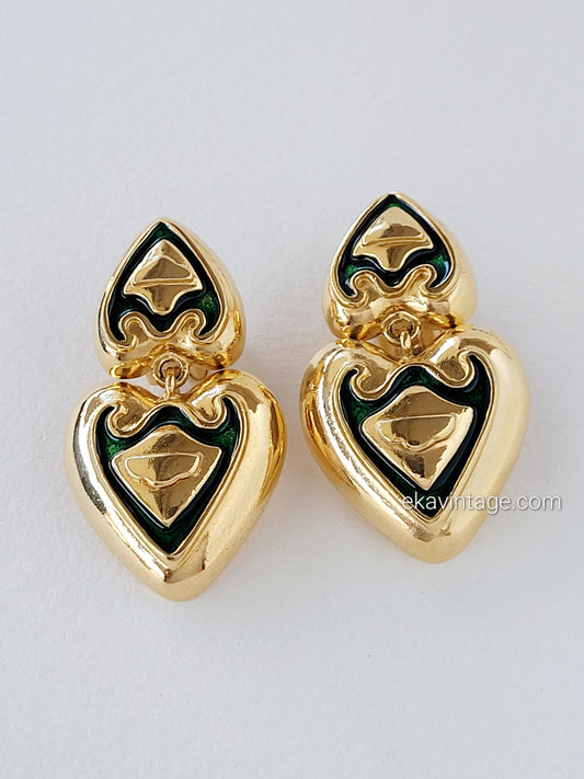 Escada - Boucles d'oreilles vintage
