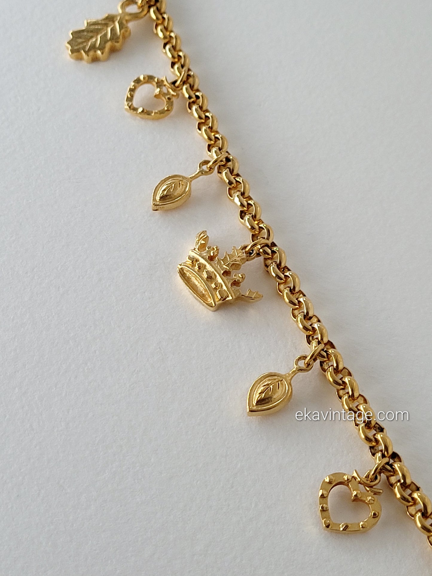 Inès de La Fressange - Bracelet vintage sept breloques