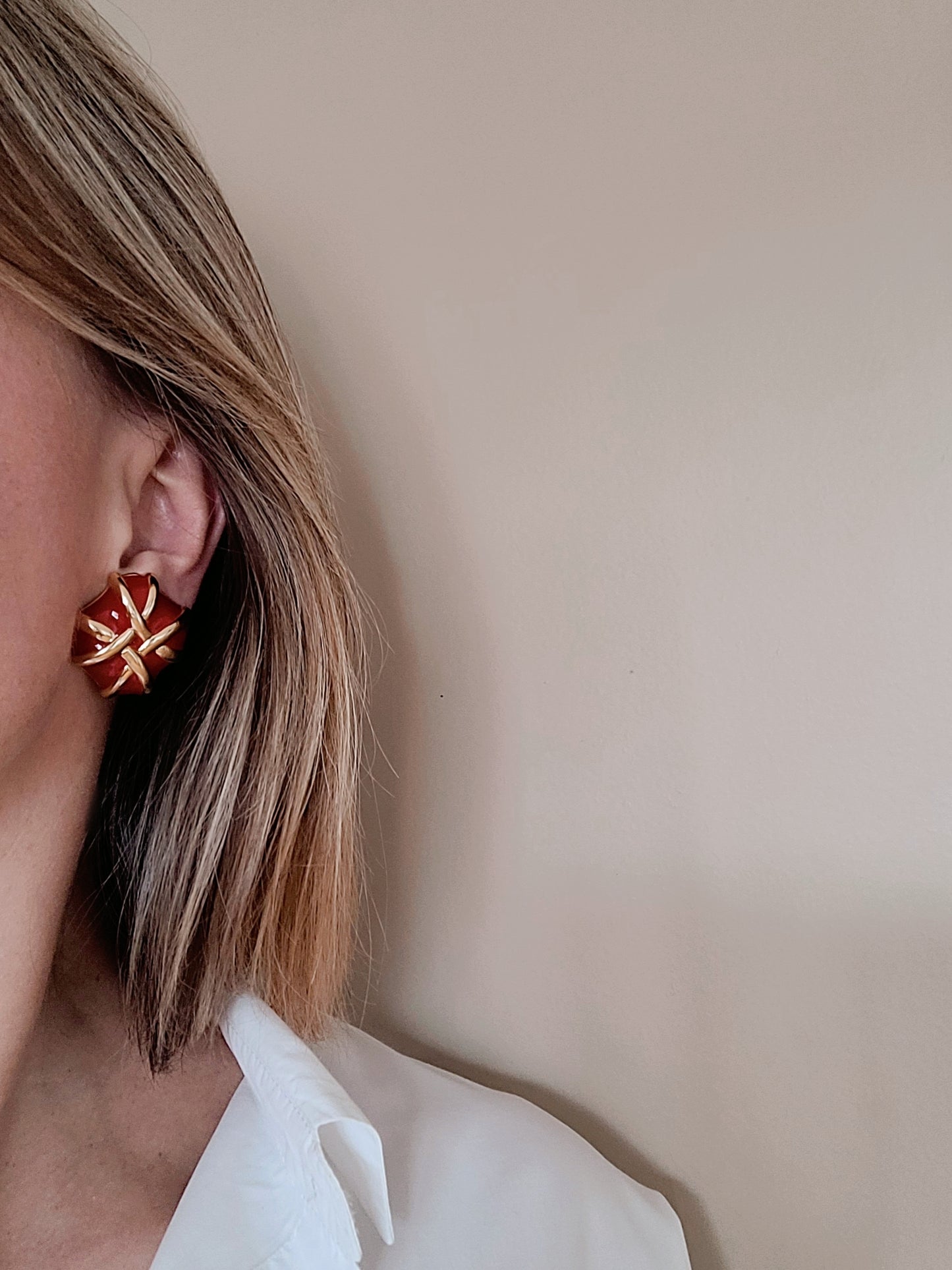 Orena Paris - Boucles d'oreilles vintage