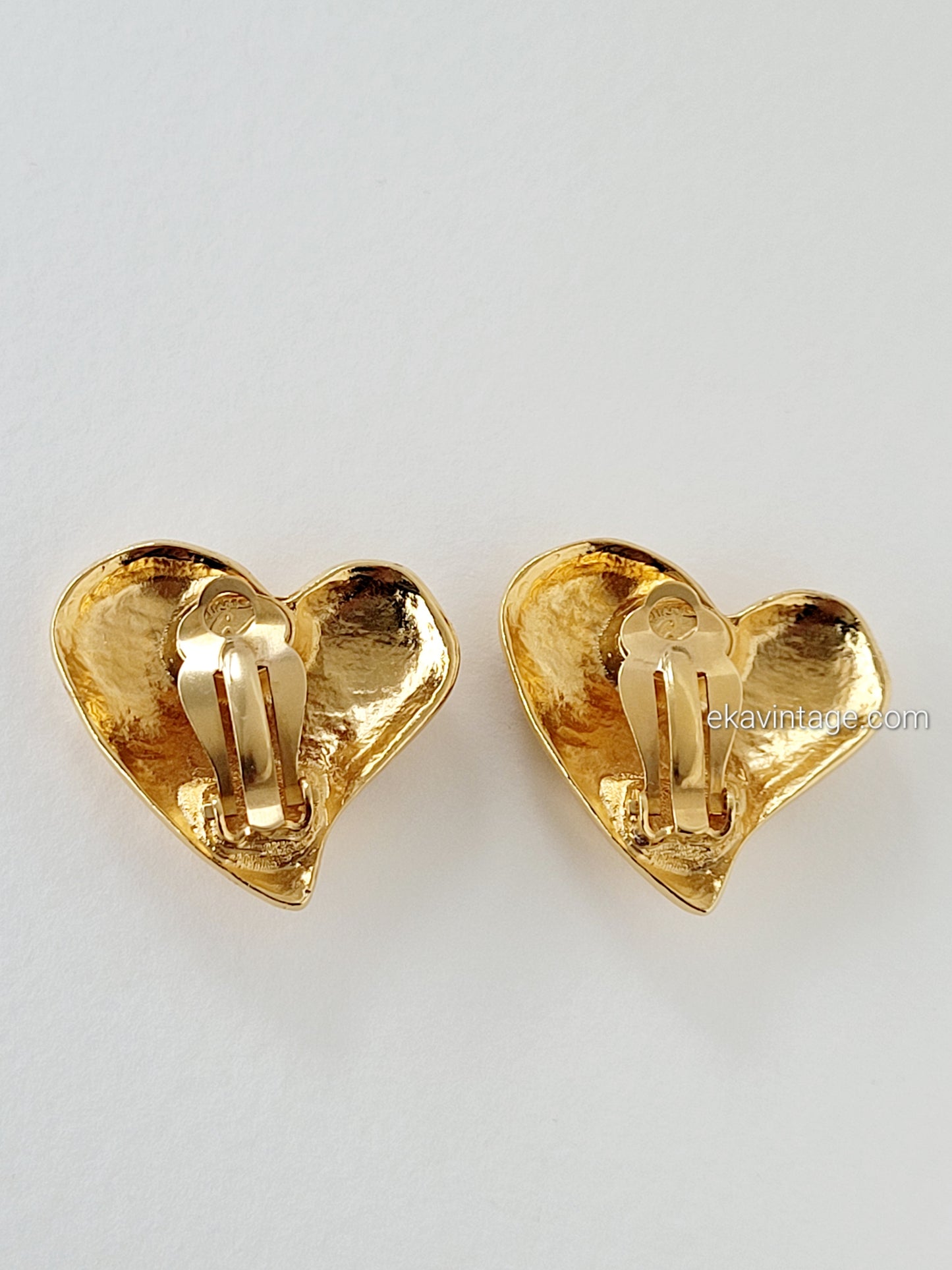 Christian Lacroix - Boucles d'oreilles vintage Cœur CL