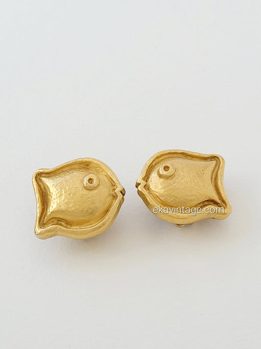 Agatha Paris - Boucles d'oreilles vintage Poissons