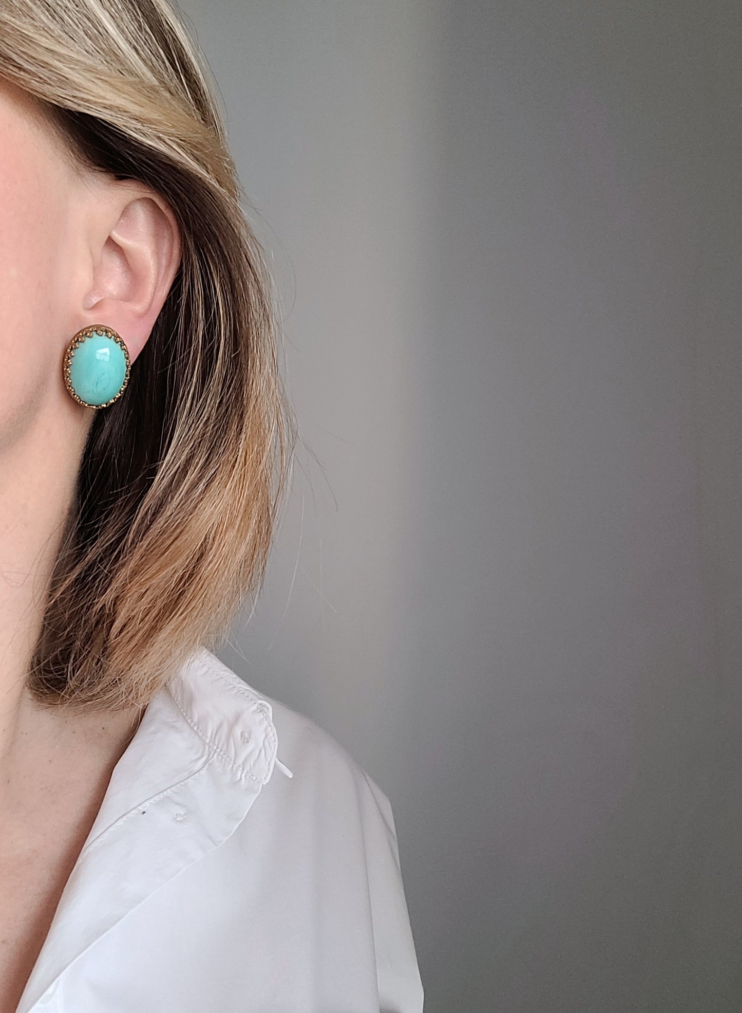 Boucles d'oreilles vintage des années 50