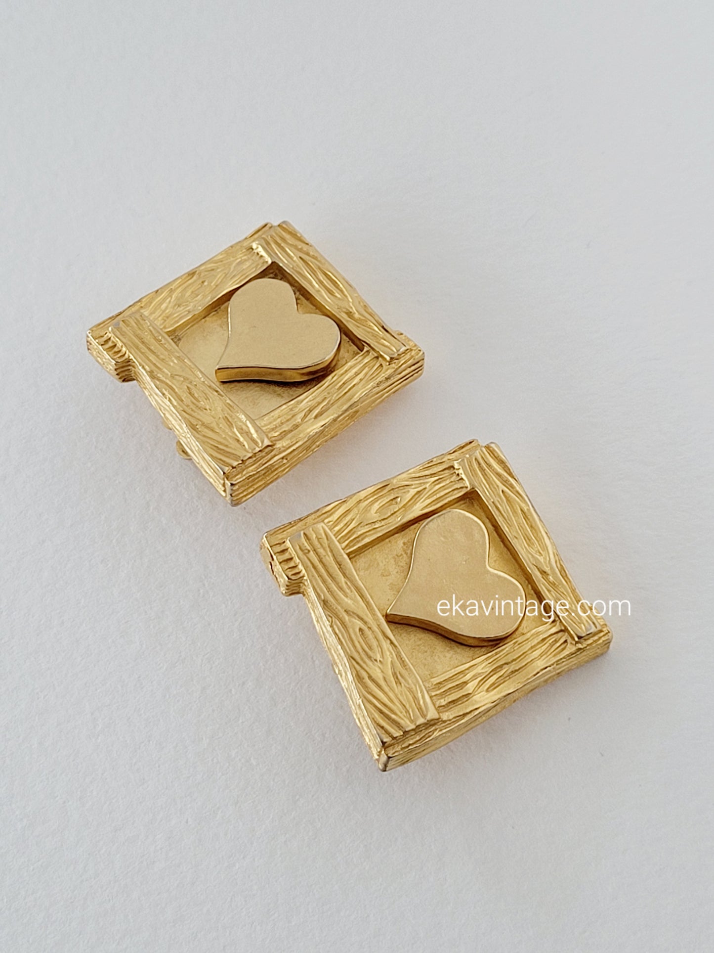 Karl Lagerfeld - Boucles d'oreilles vintage KL