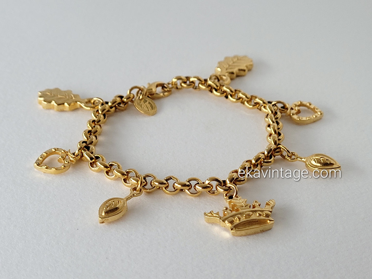 Inès de La Fressange - Bracelet vintage sept breloques