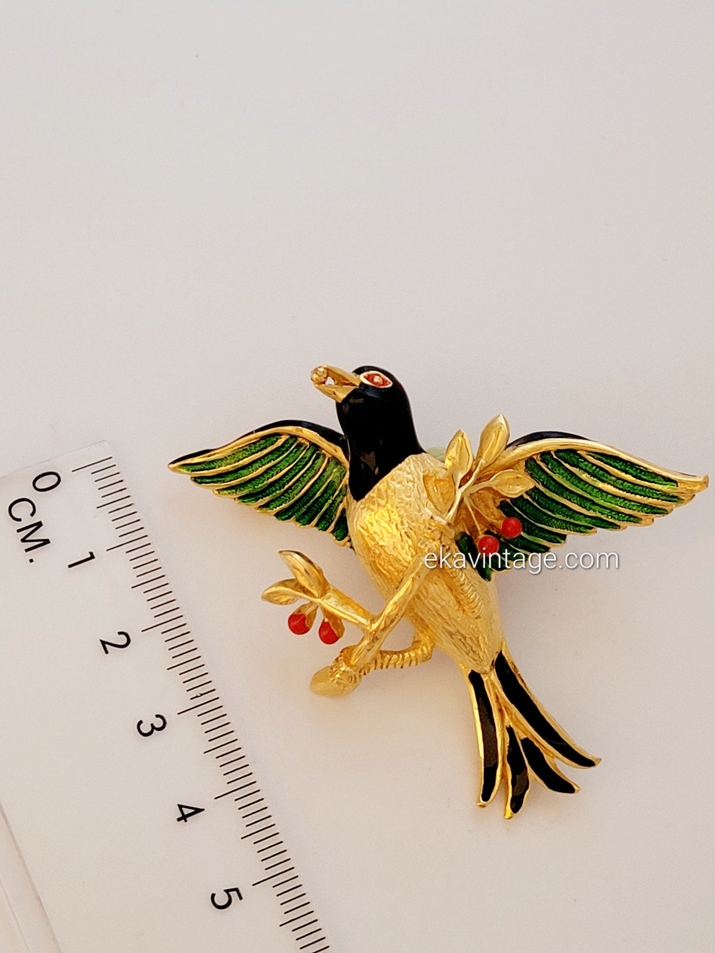 Carven - Broche vintage Oiseau
