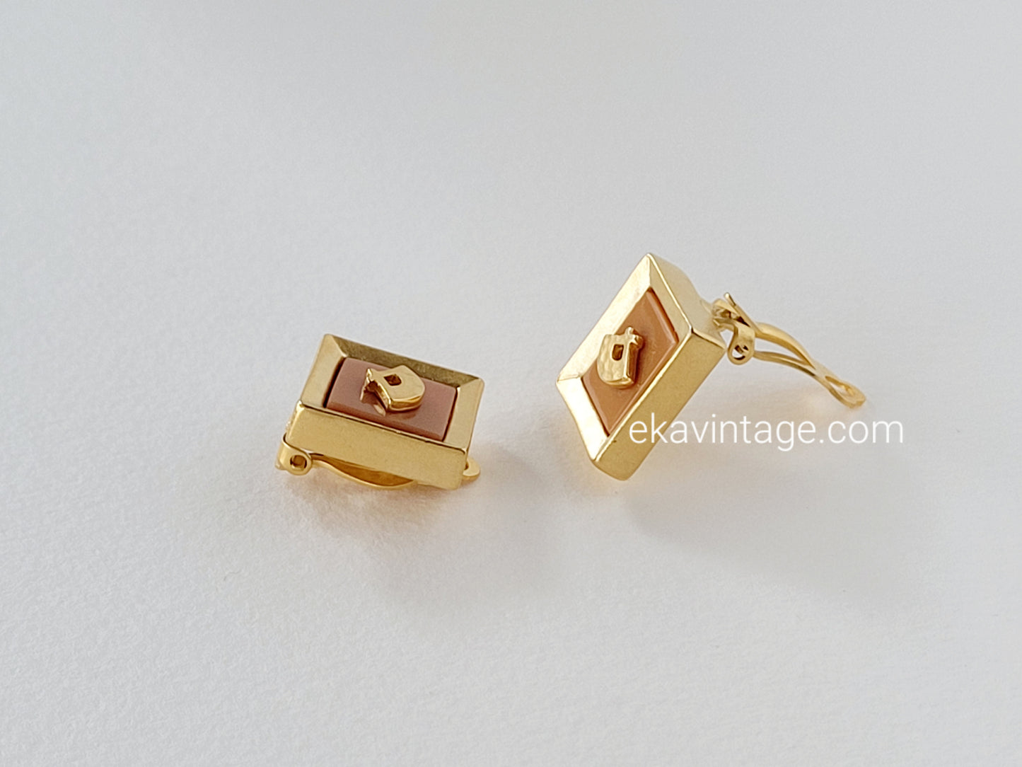 Karl Lagerfeld - Boucles d'oreilles vintage