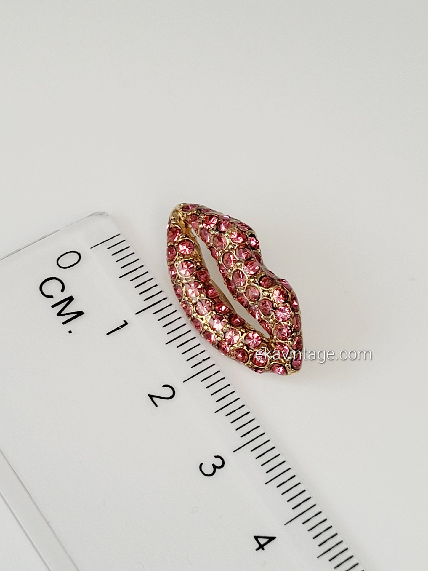 Sonia Rykiel - pin's vintage Bouche