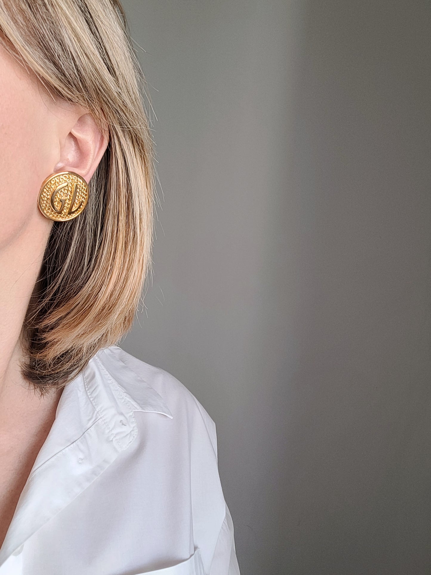 Guy Laroche - Boucles d'oreilles vintage GL