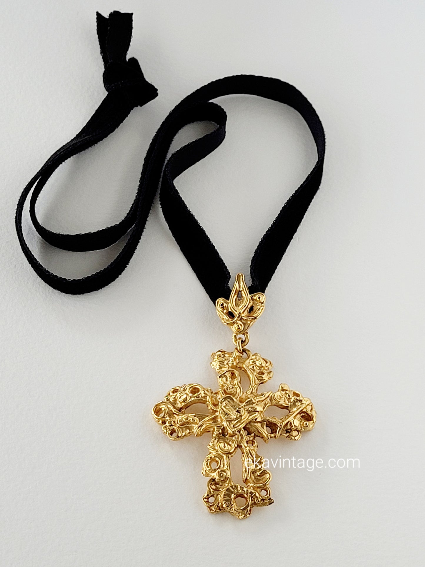 Christian Lacroix - Pendentif vintage Croix