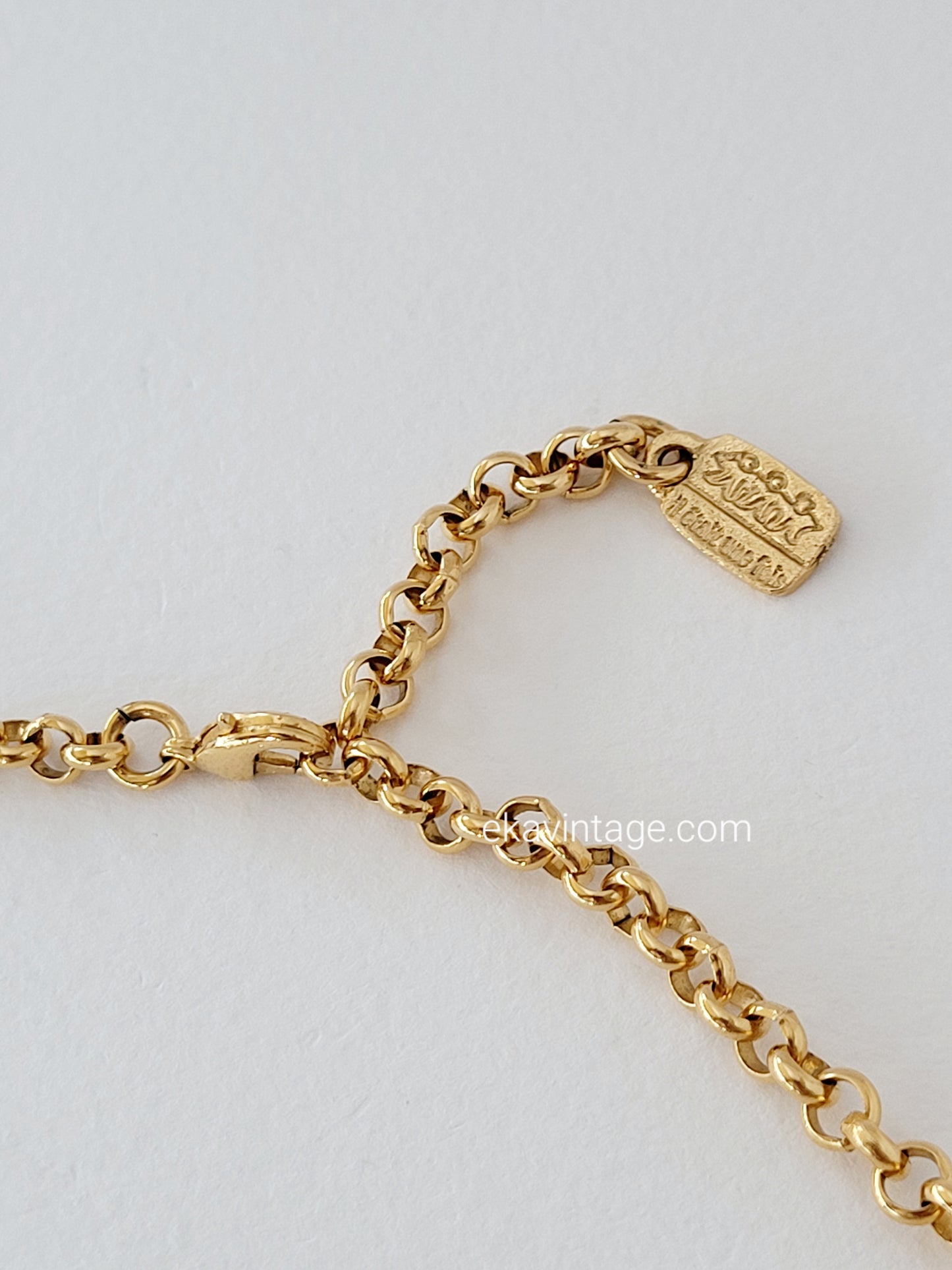 Il était une fois - Collier vintage doré