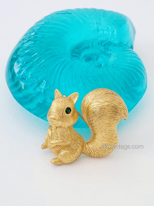 D'orlan - Broche vintage Écureuil