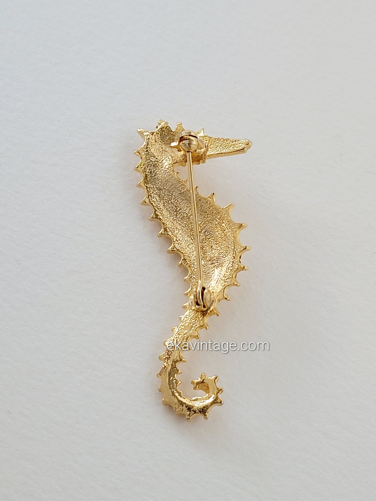 Broche vintage Hippocampe