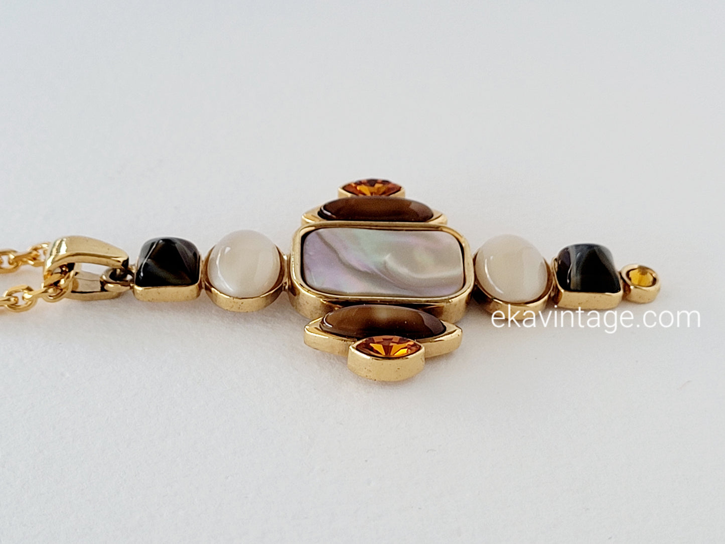 Scherrer - Collier vintage avec un gros pendentif