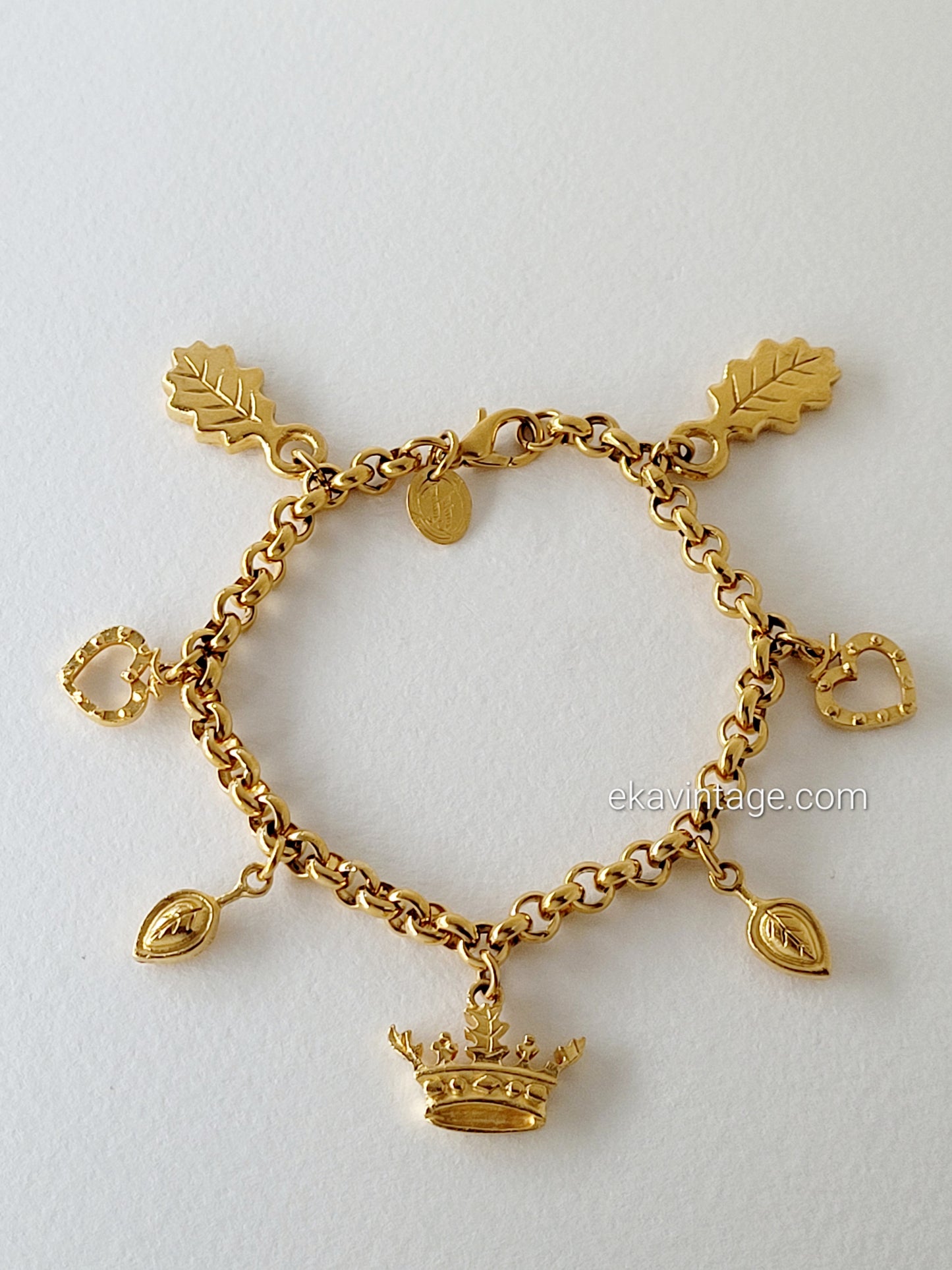 Inès de La Fressange - Bracelet vintage sept breloques