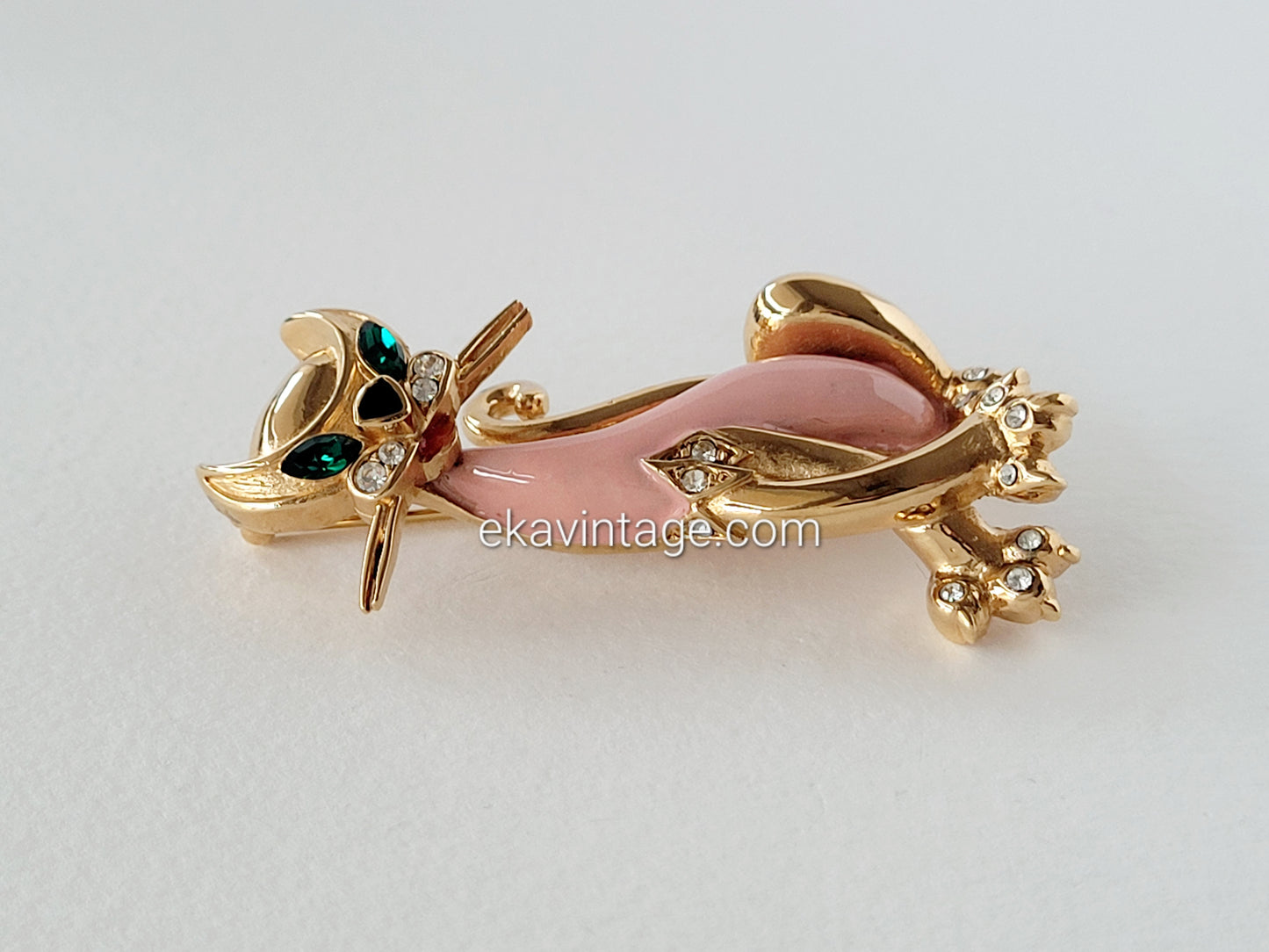 Carven - Broche vintage Chat