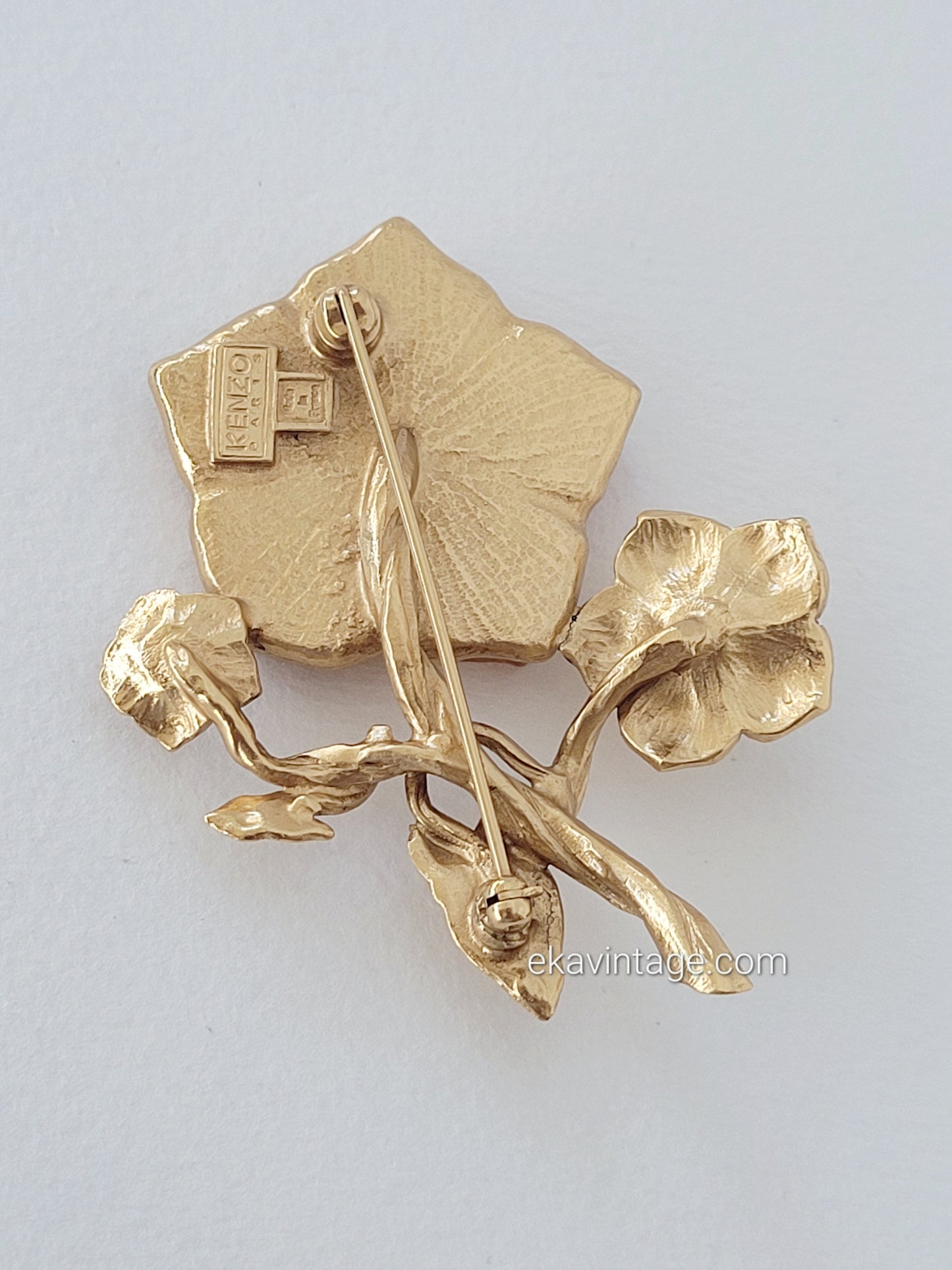 Kenzo Paris - Broche vintage Fleur