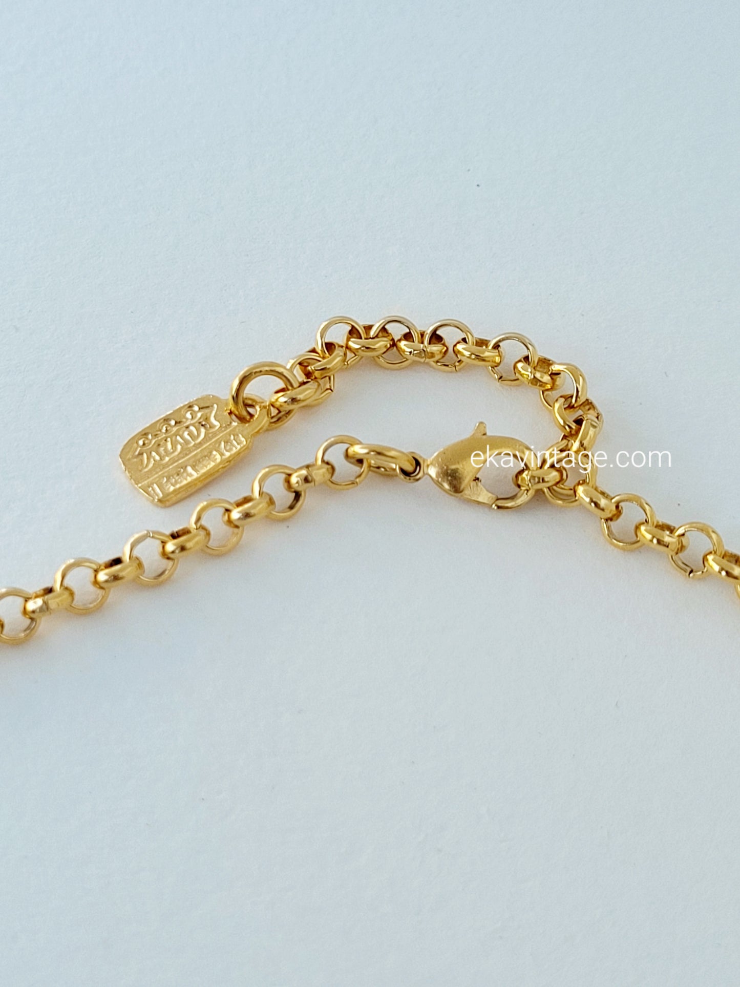 Il était une fois - Collier vintage doré