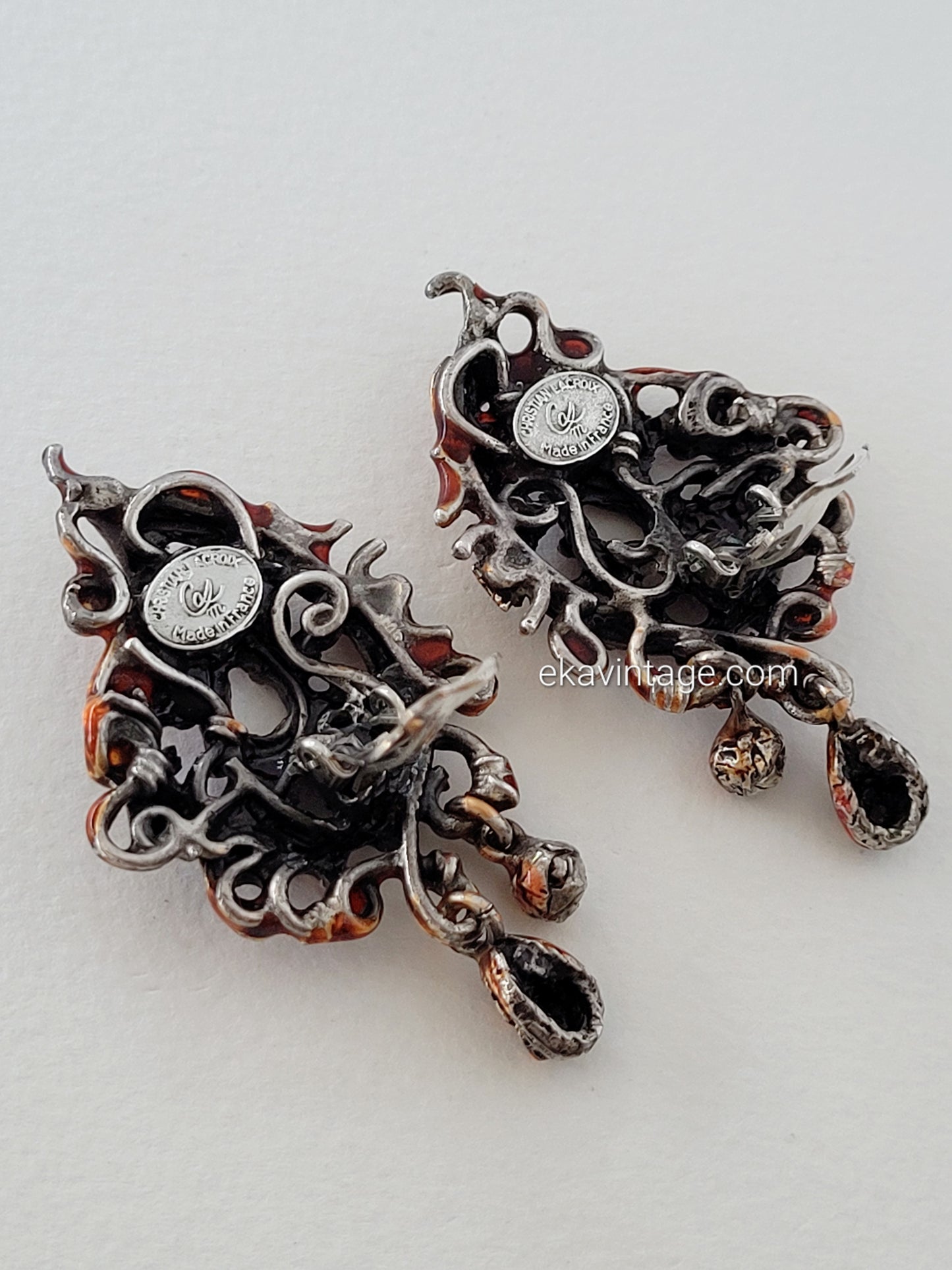 Christian Lacroix - Boucles d'oreilles vintage