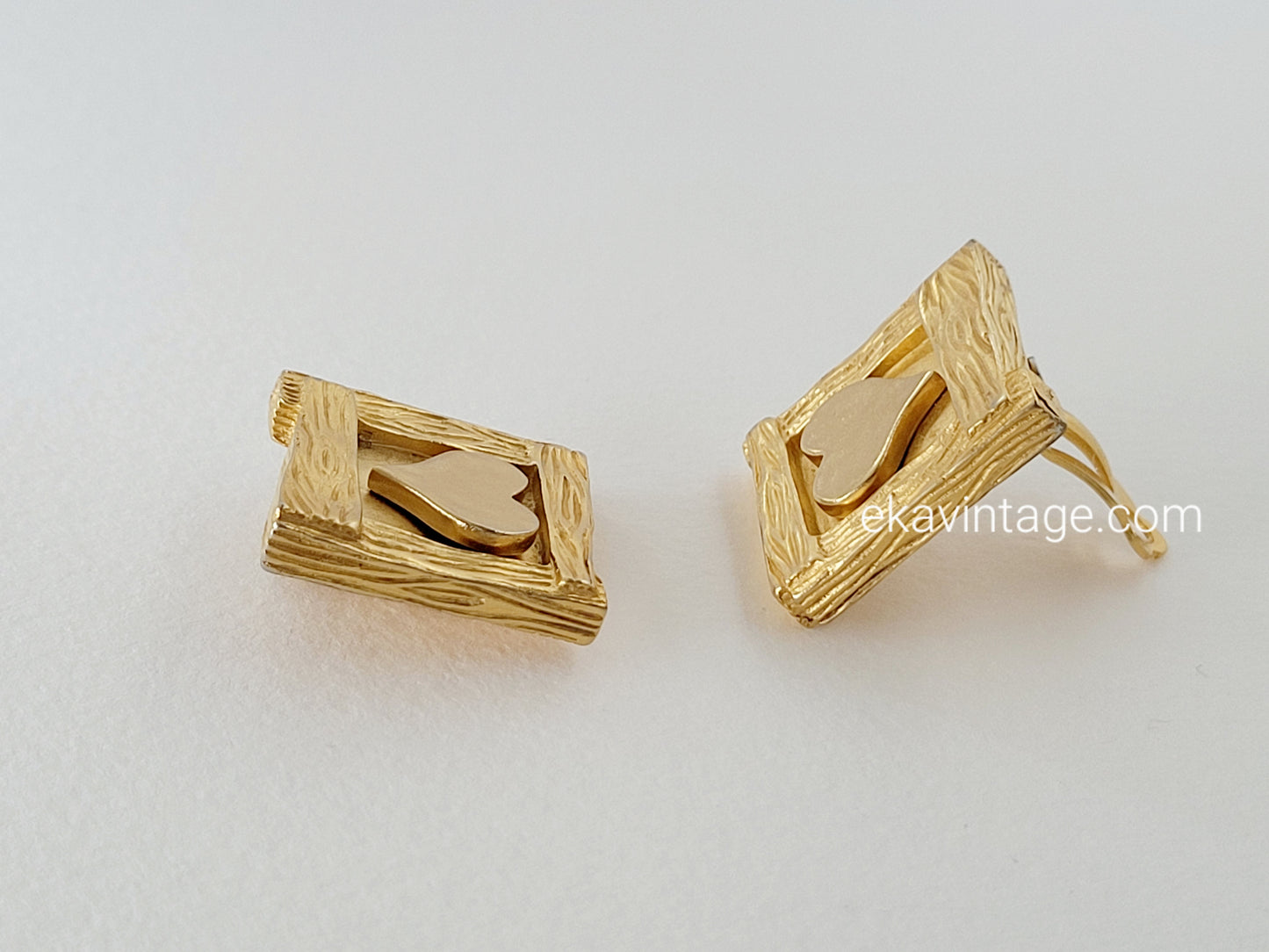 Karl Lagerfeld - Boucles d'oreilles vintage KL