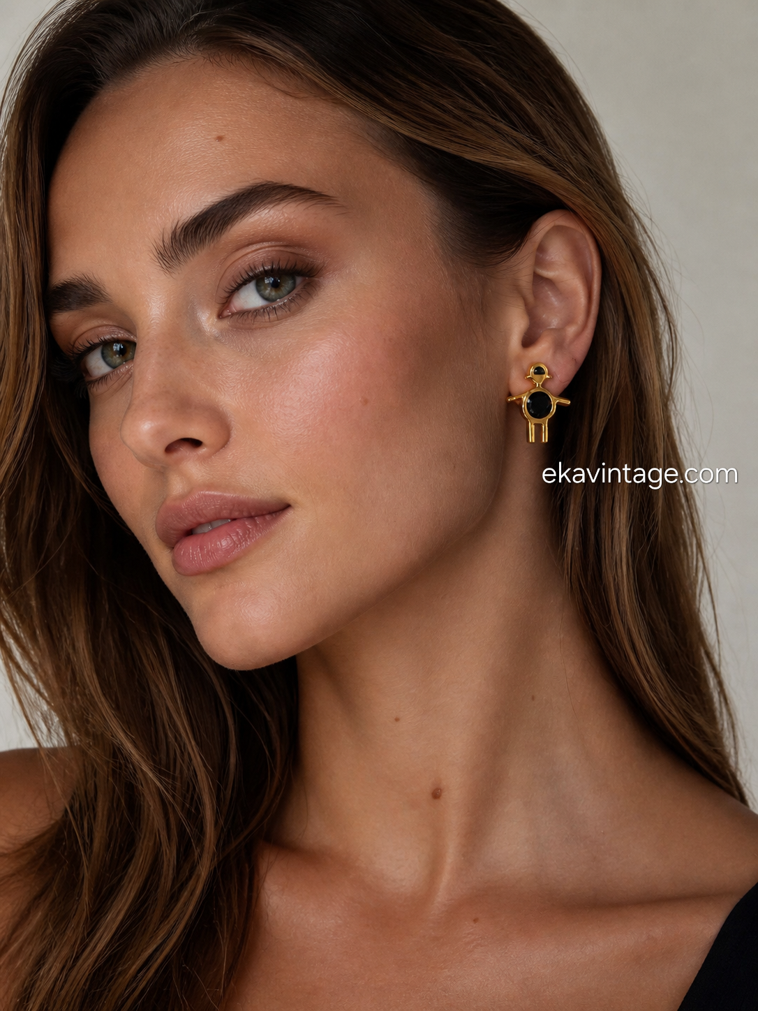 Biche de Bere - Boucles d'oreilles vintage