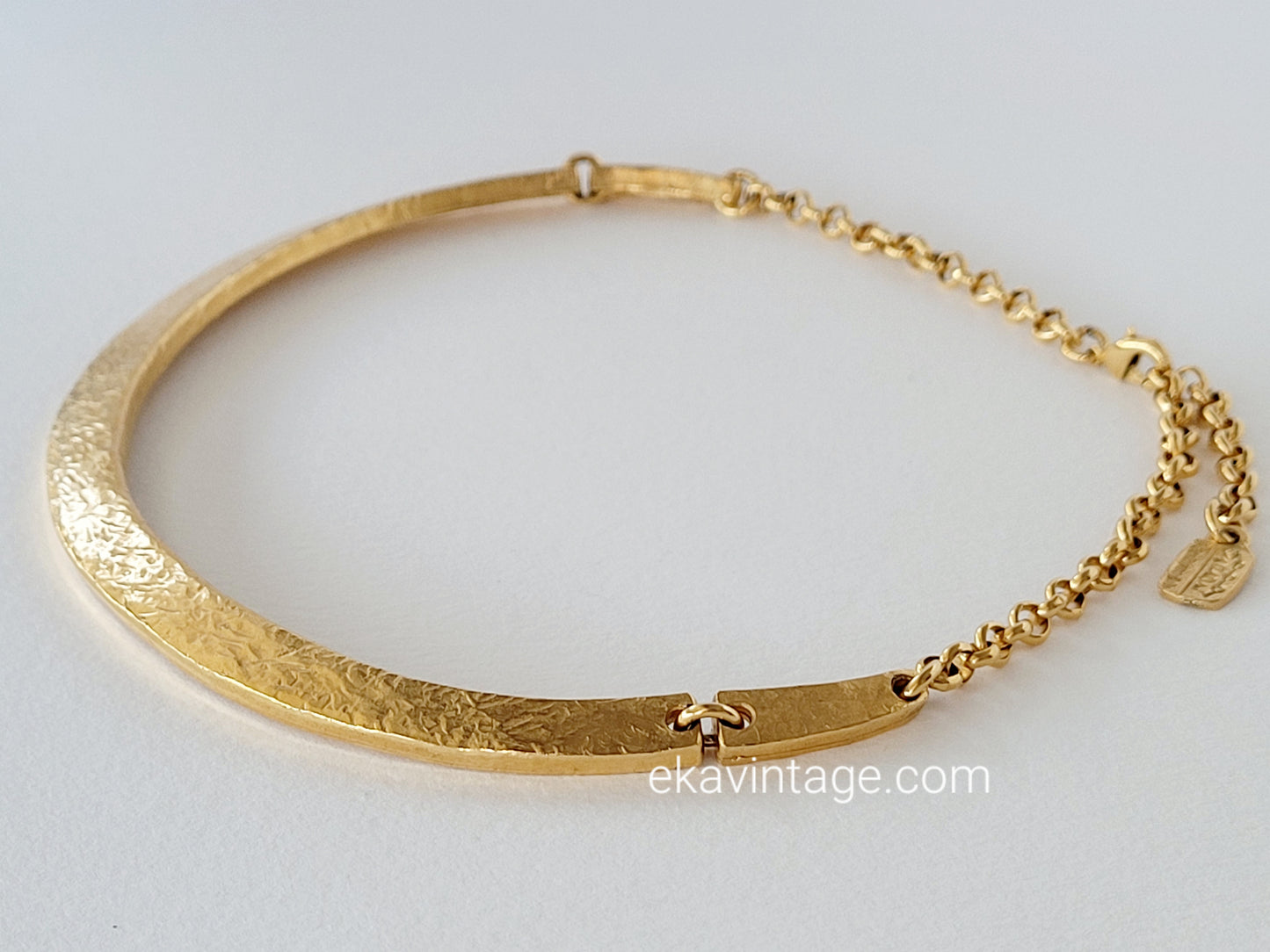 Il était une fois - Collier vintage doré