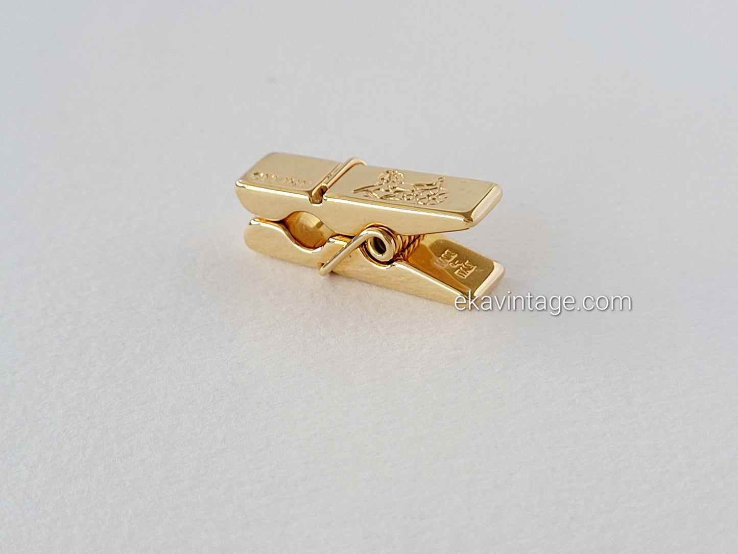 Celine - Petite broche vintage Pince à linge