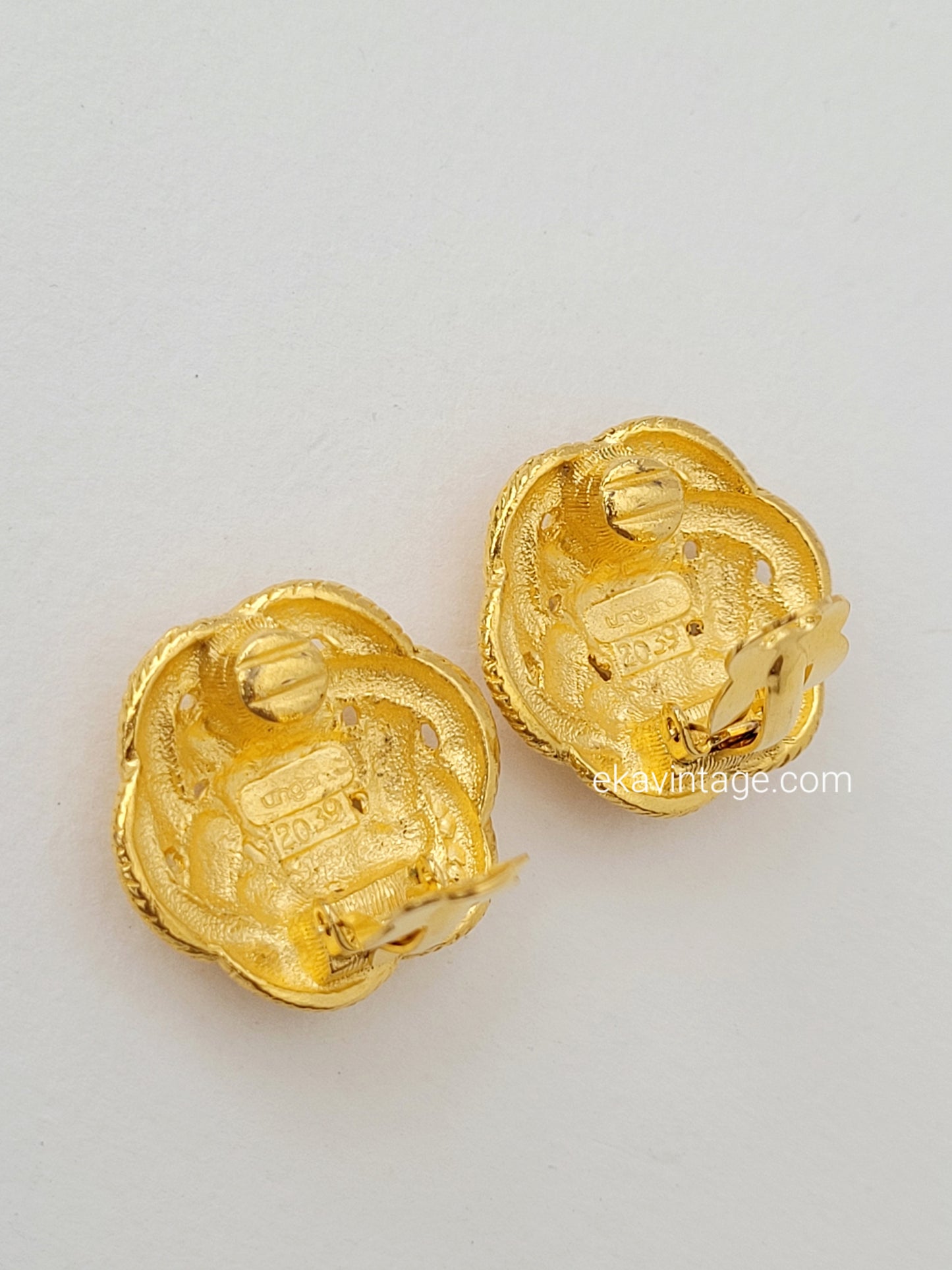 Ungaro Paris - Boucles d'oreilles vintage