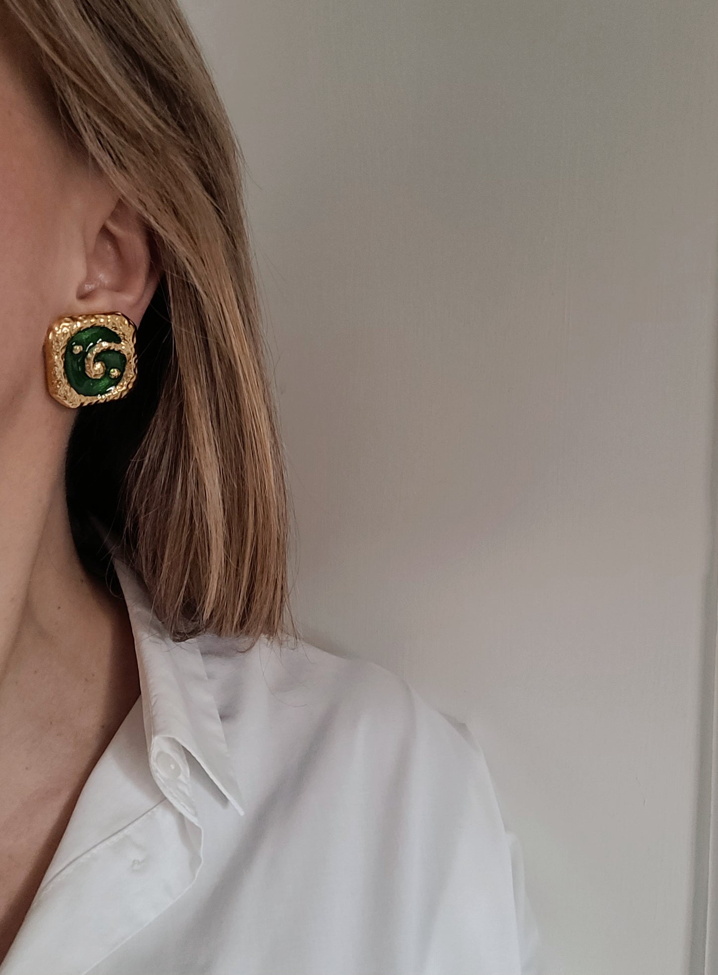 Louis Féraud - Boucles d'oreilles vintage