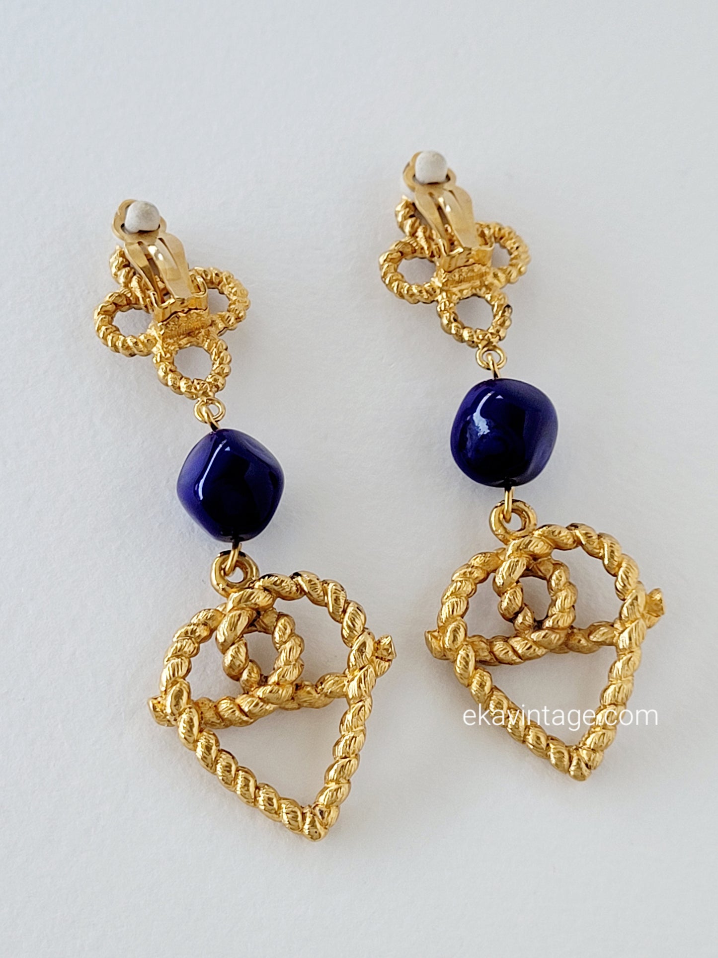 Ted Lapidus - Boucles d'oreilles pendantes
